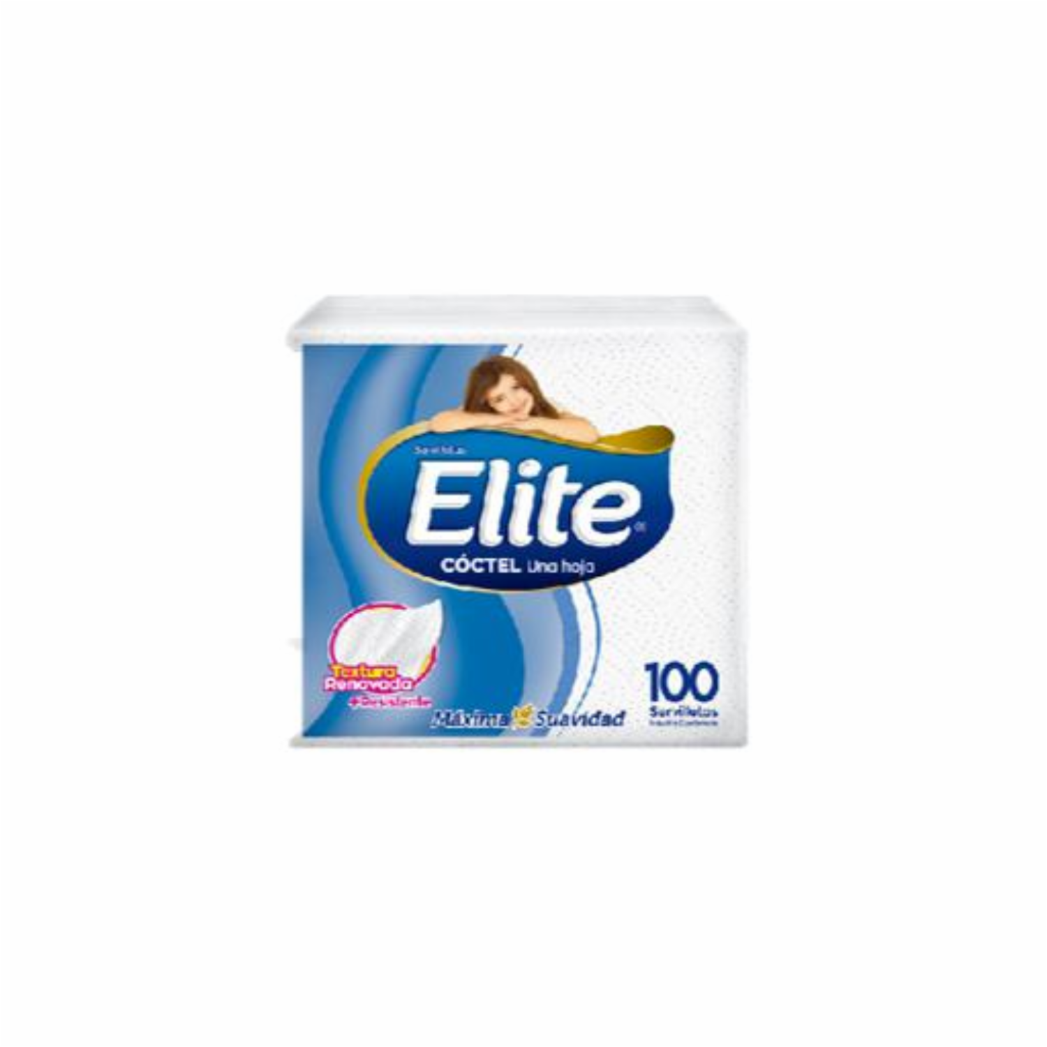 Servilletas De Coctel Blanca ELITE 100 Unidades