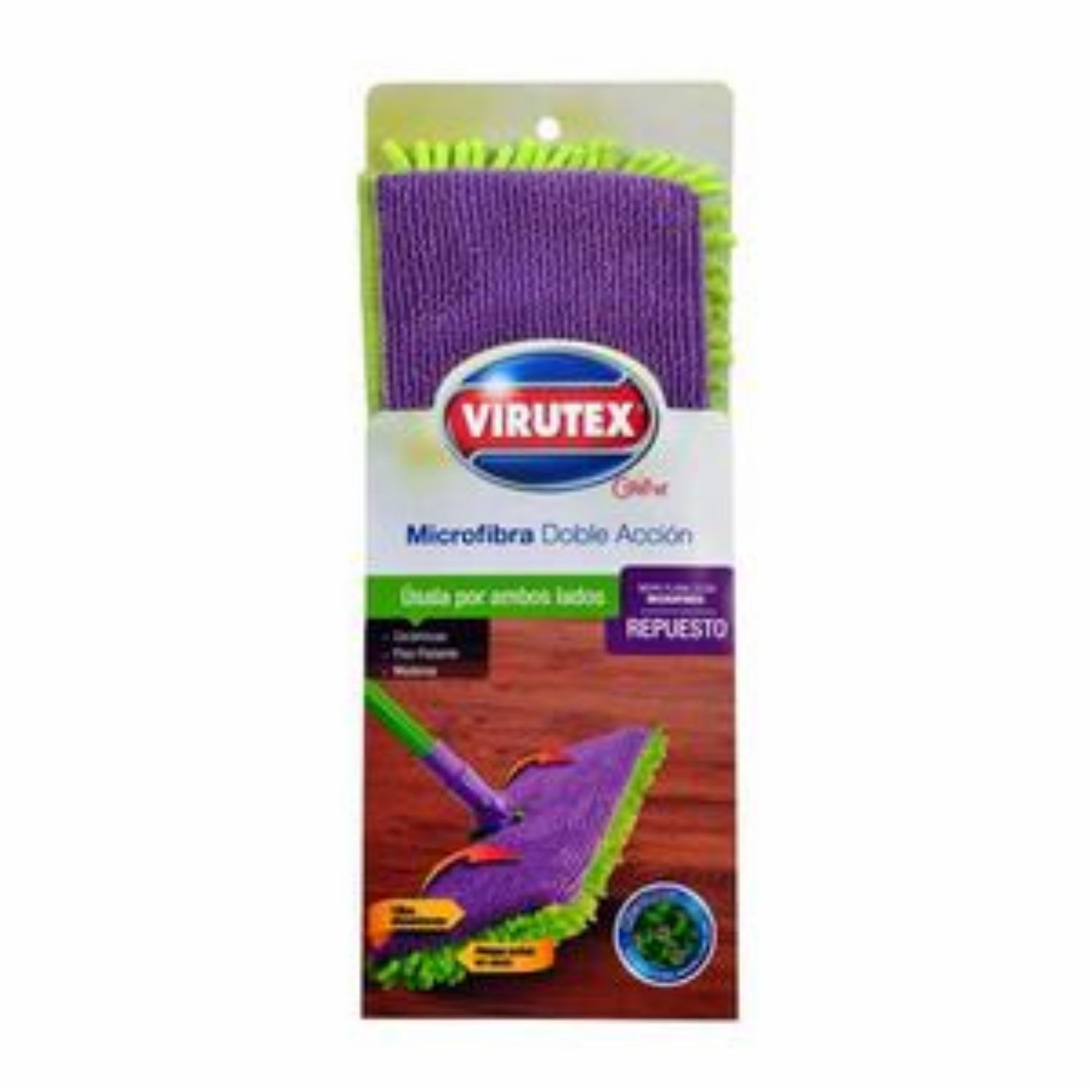 Repuesto Mopa De Microfibra VIRUTEX 35 Cm