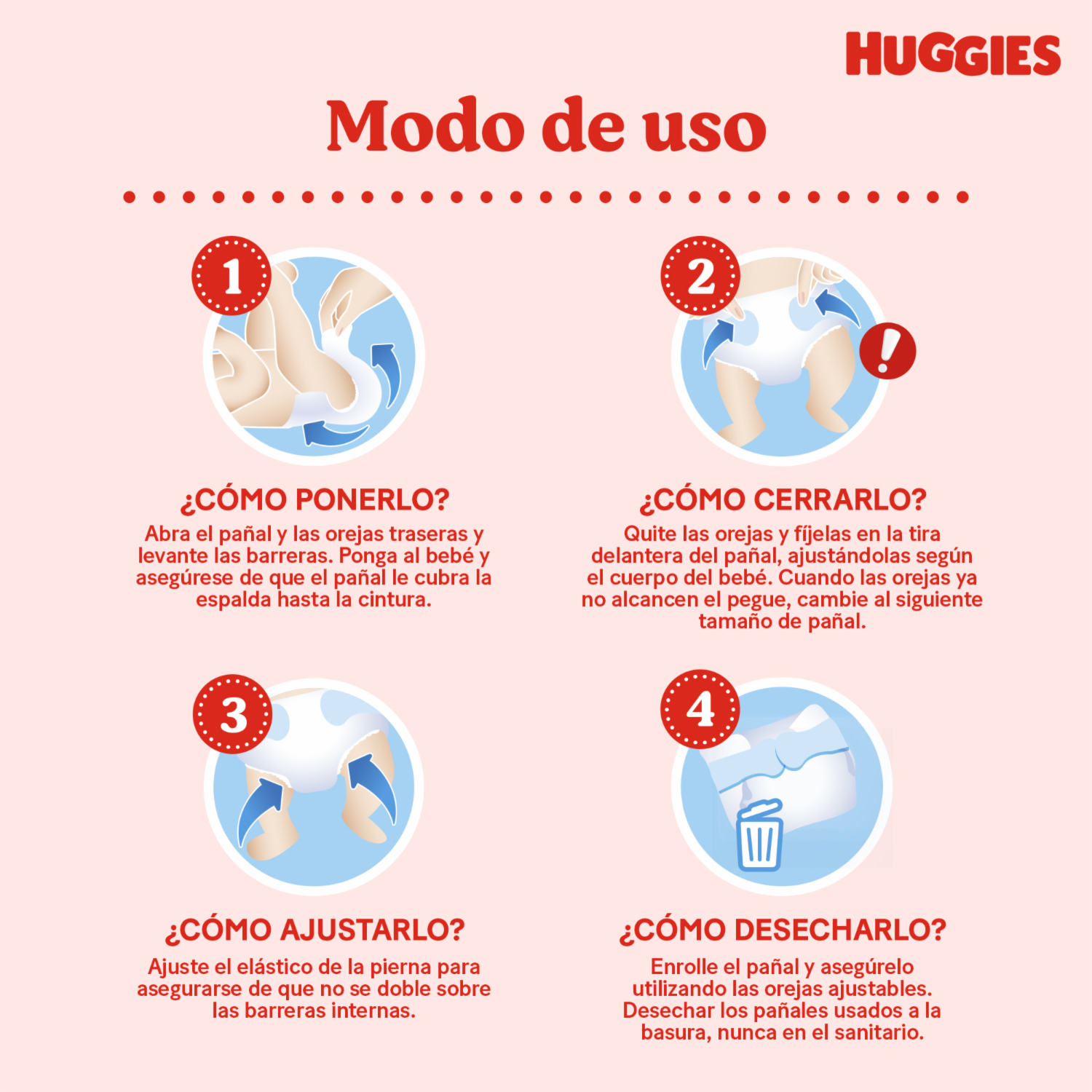 Pañales Natural Care XXG HUGGIES 52 Unidades