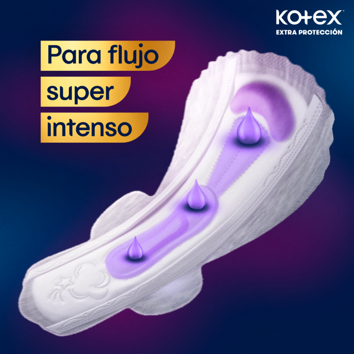 Toalla Higiénica Nocturna Extra Protección KOTEX 20 Unidades