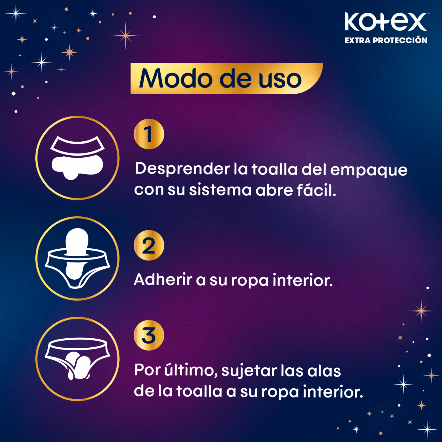 Toalla Higiénica Nocturna Extra Protección KOTEX 20 Unidades