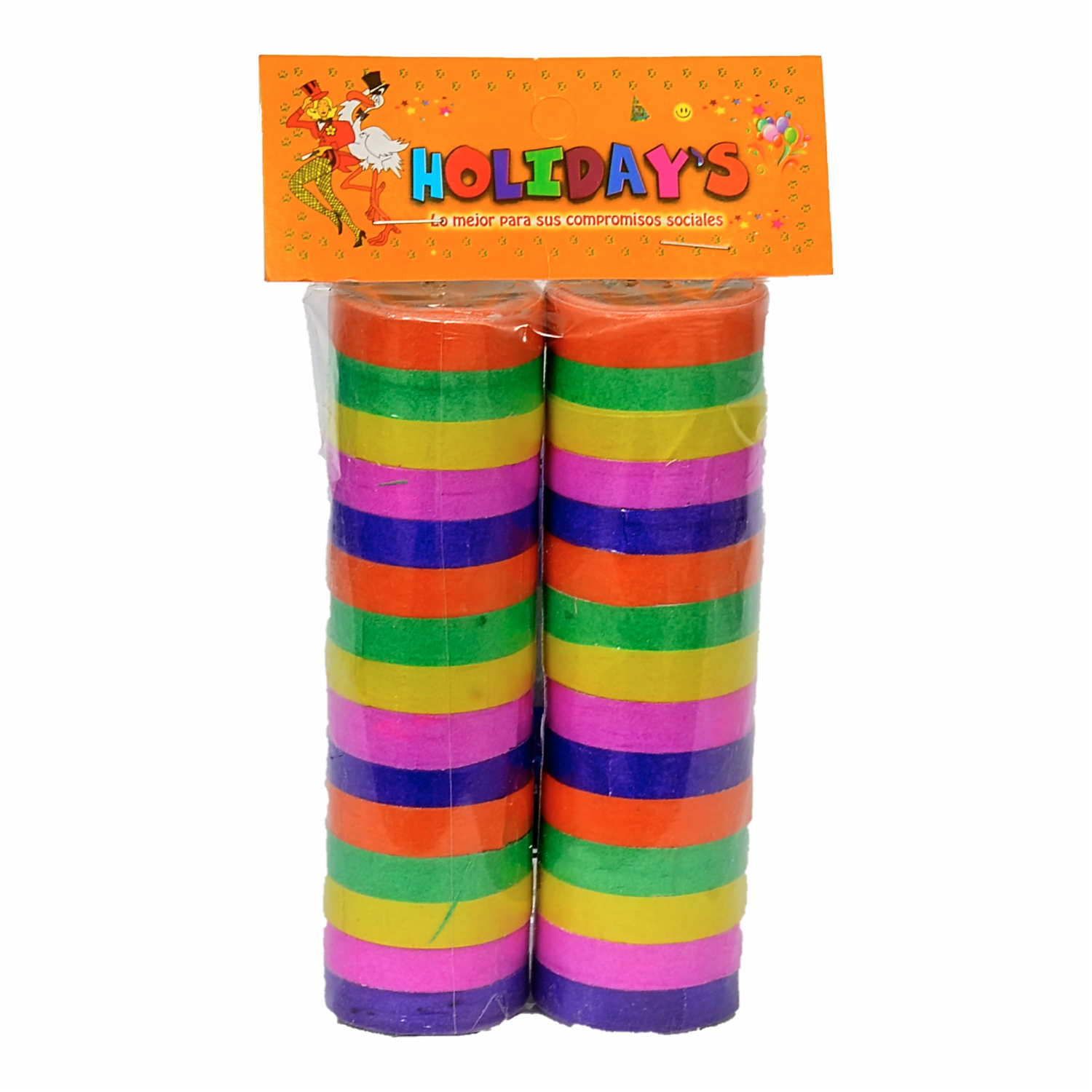 Serpentina Multicolor Delgada HOLIDAY’S X 2 Uds