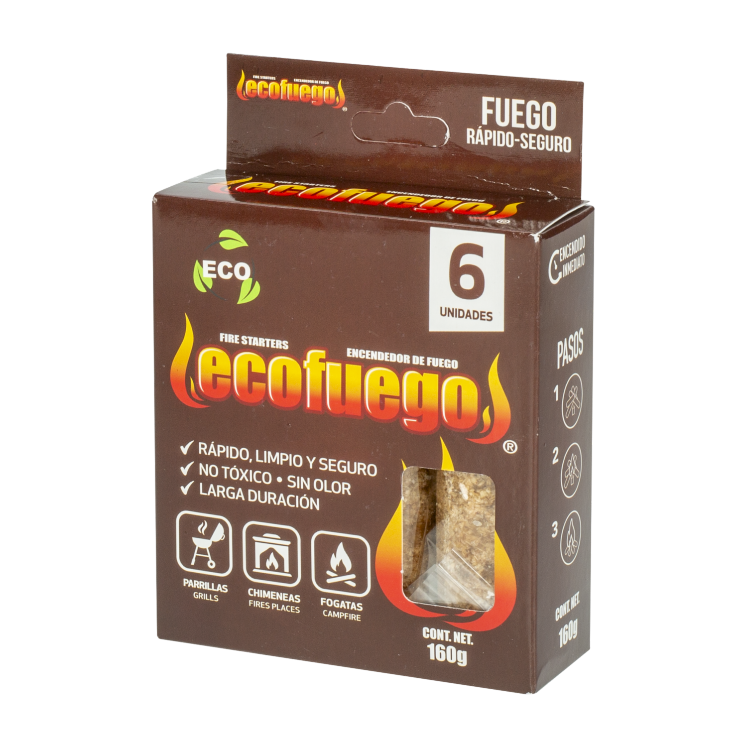 Encendedor De Fuego X6 ECOFUEGO Paquete
