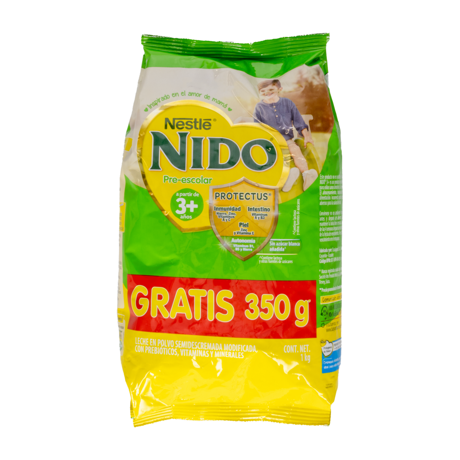 Leche Infantil 3 + Preescolar NIDO 1 Kg