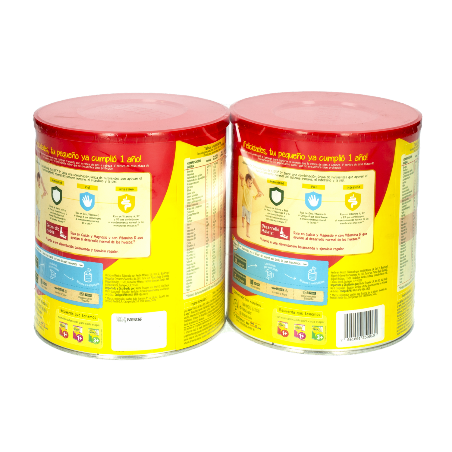 Alimento Lácteo Con Minerales 1+ NIDO 800 G