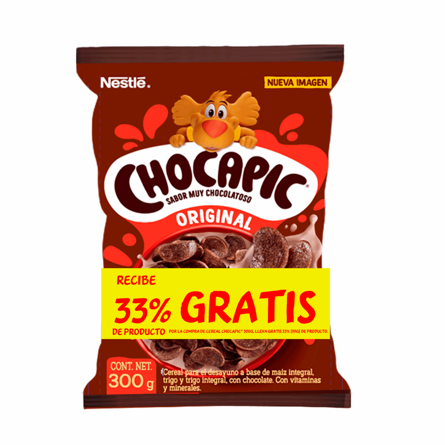 Cereal En Hojuelas De Chocolate CHOCAPIC 300 G