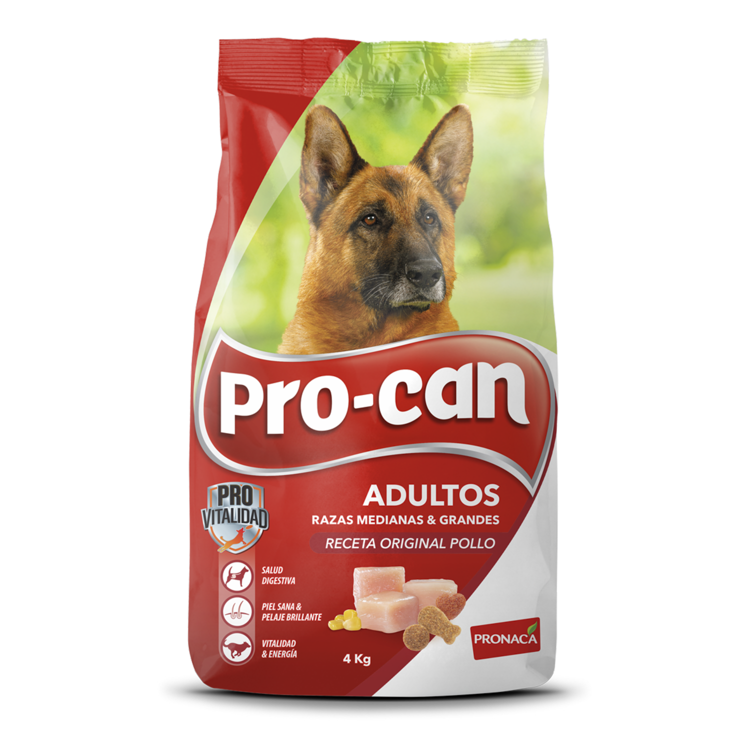 Alimento Para Perros Adultos Razas Medianas Y Grandes Original PRO-CAN 4 Kg