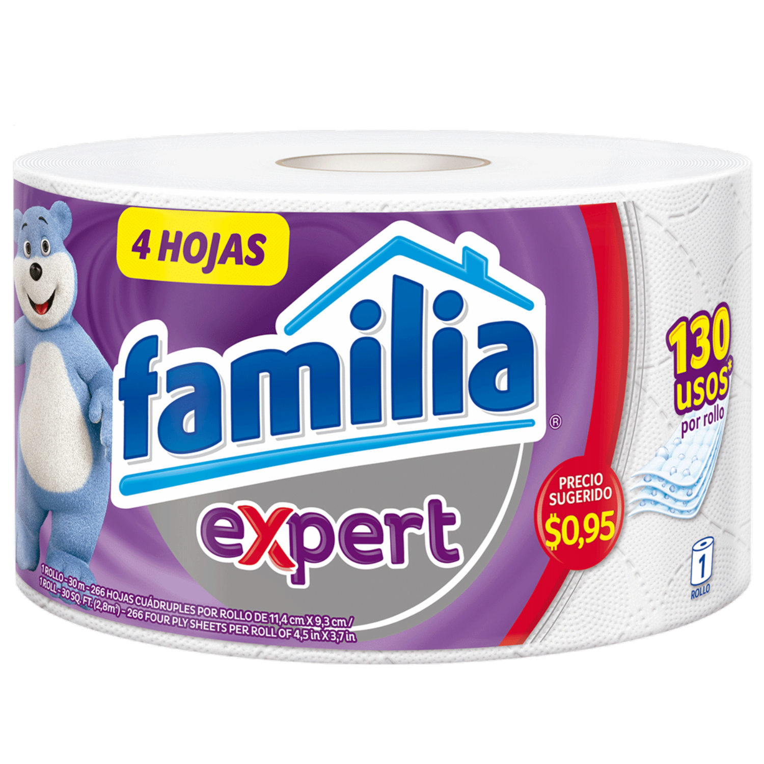 Papel Higiénico Expert FAMILIA 30 Metros