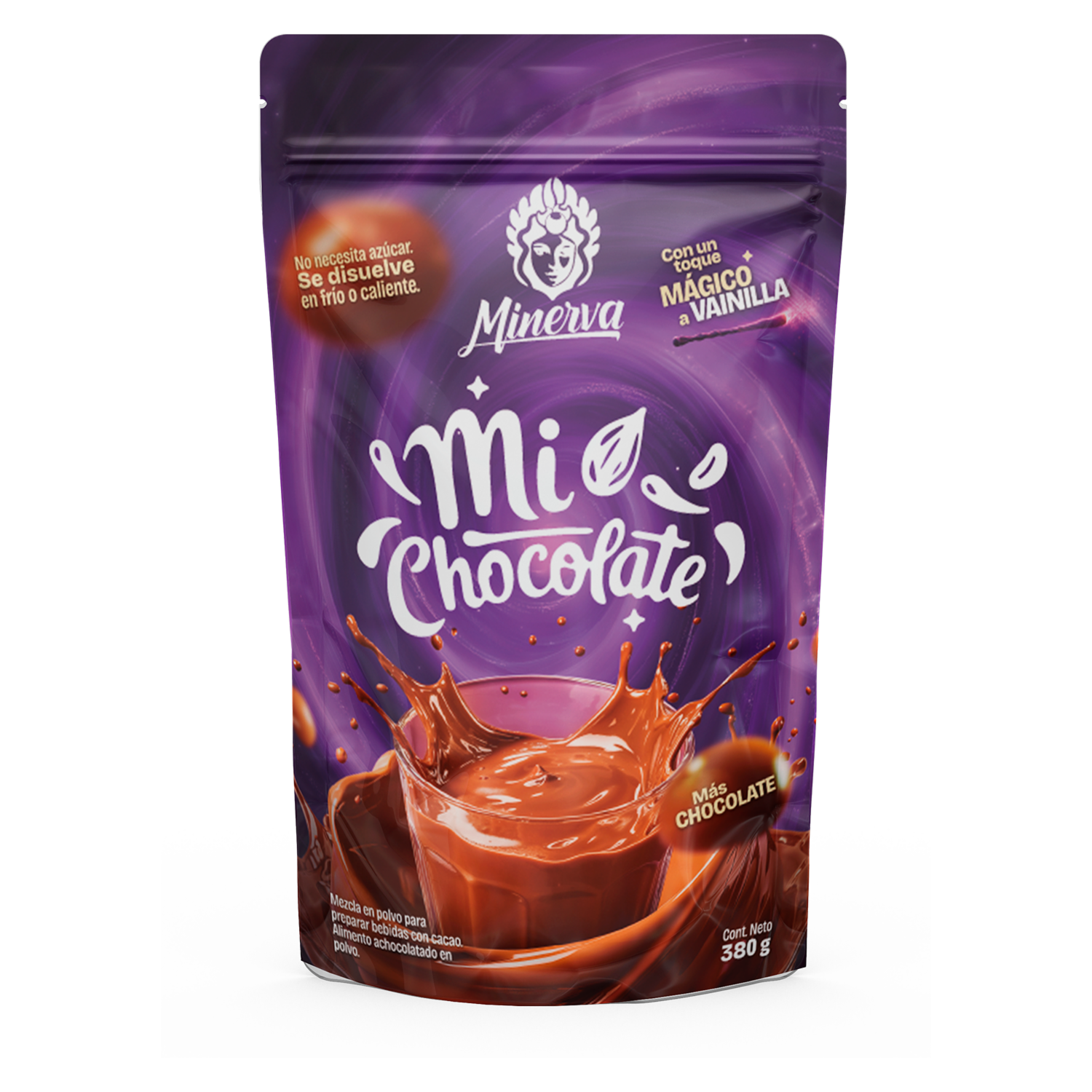 Chocolate En Polvo Con Toque Mágico A Vainilla MI CHOCOLATE 380 G