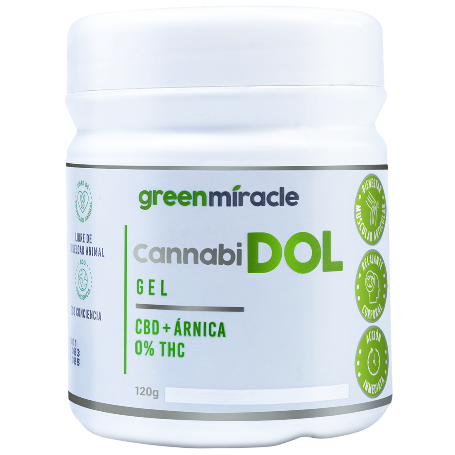Gel Analgésico Pote CANNABIDOL 120 G
