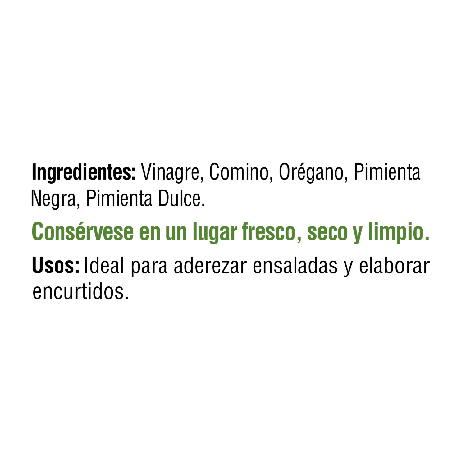 Vinagre Con Especias Naturales EL SABOR 500 Ml