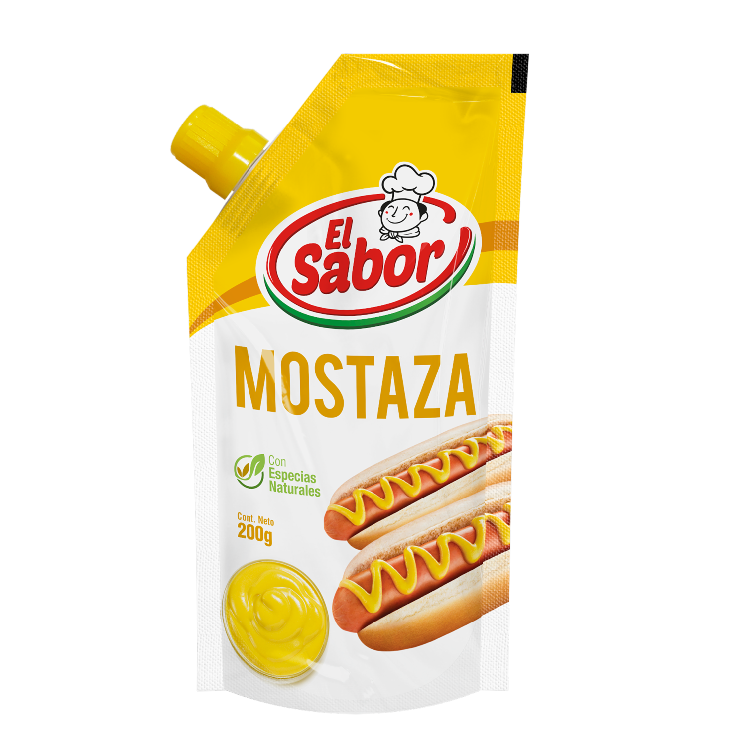 Mostaza Con Especias Naturales EL SABOR 200G