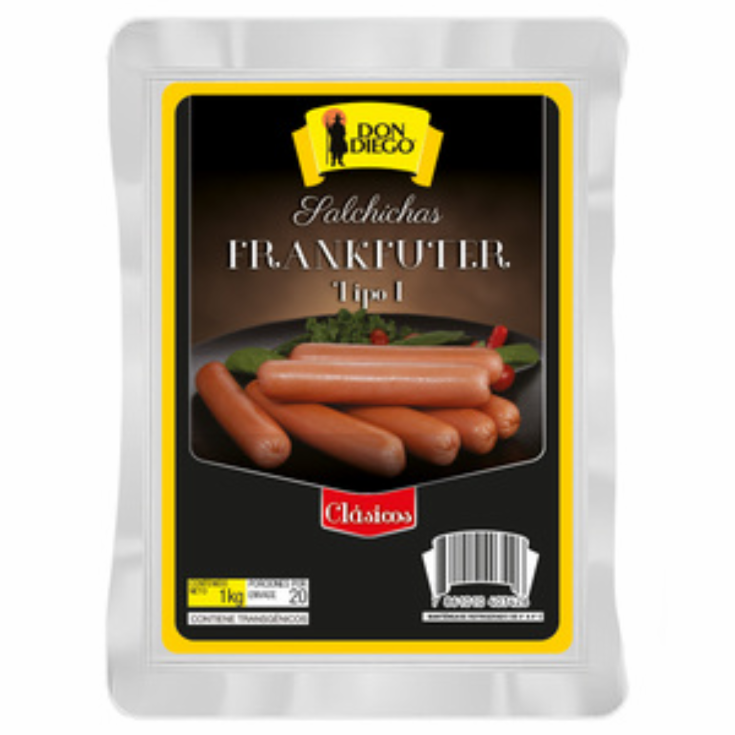 Salchicha Frankfurterer DON DIEGO 1000g