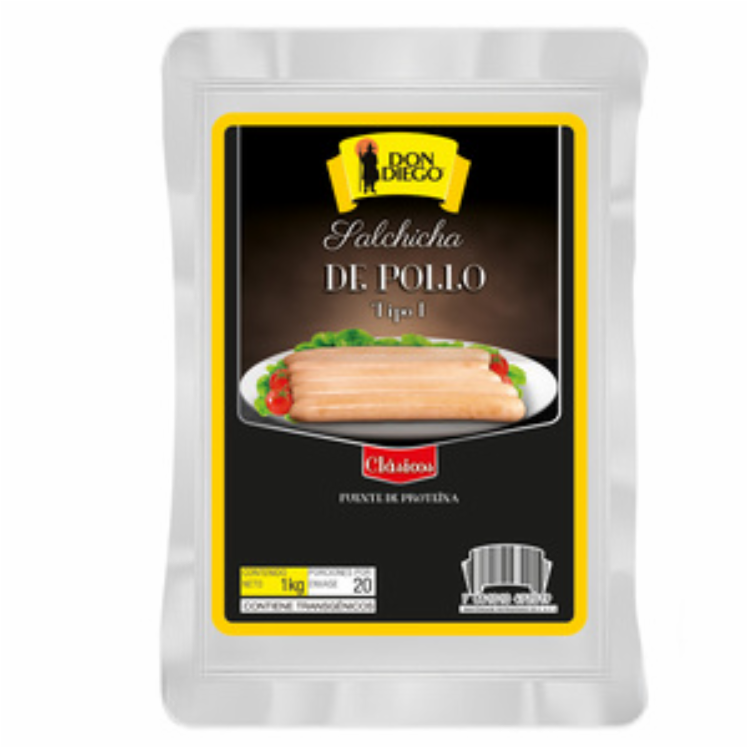 Salchicha De Pollo DON DIEGO 1000g
