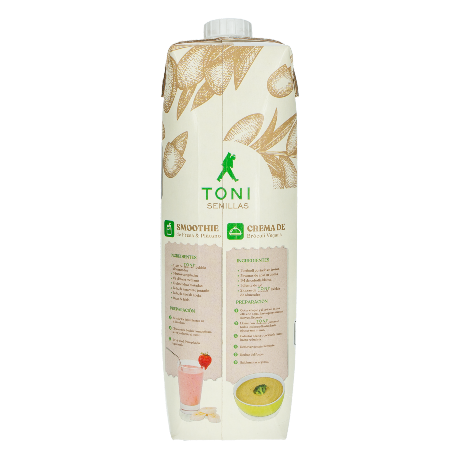 Bebida De Almendras Semillas TONI 1000Ml