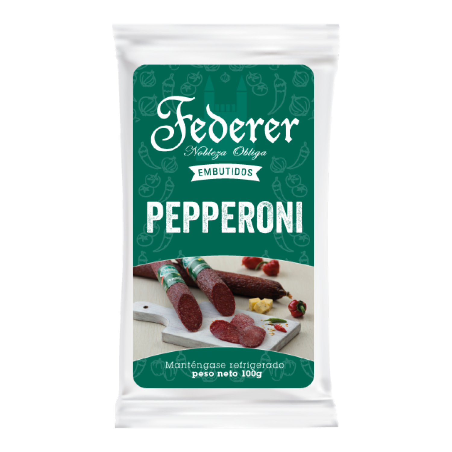Pepperoni Ahumado FEDERER 100 G