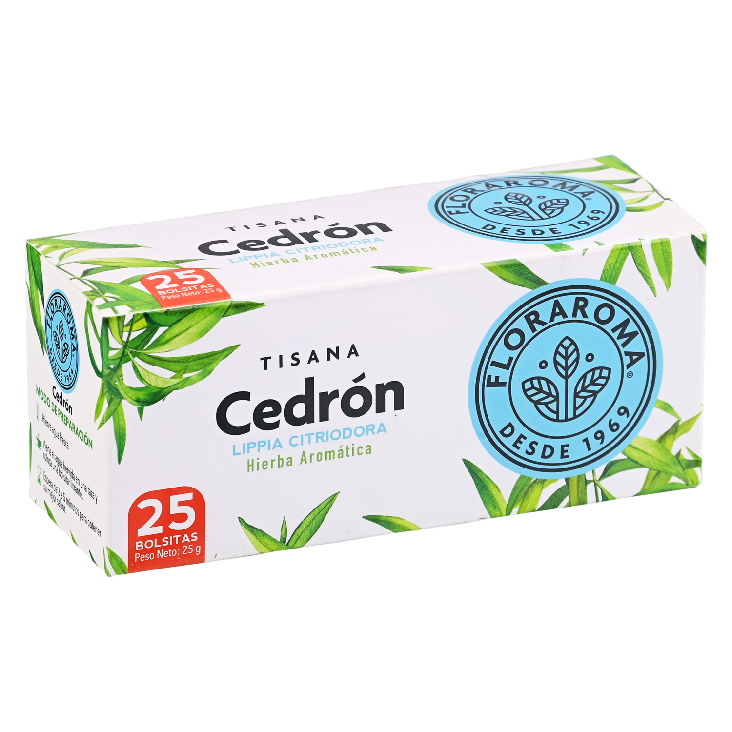 Té De Cedrón FLORAROMA 25 X .80 g
