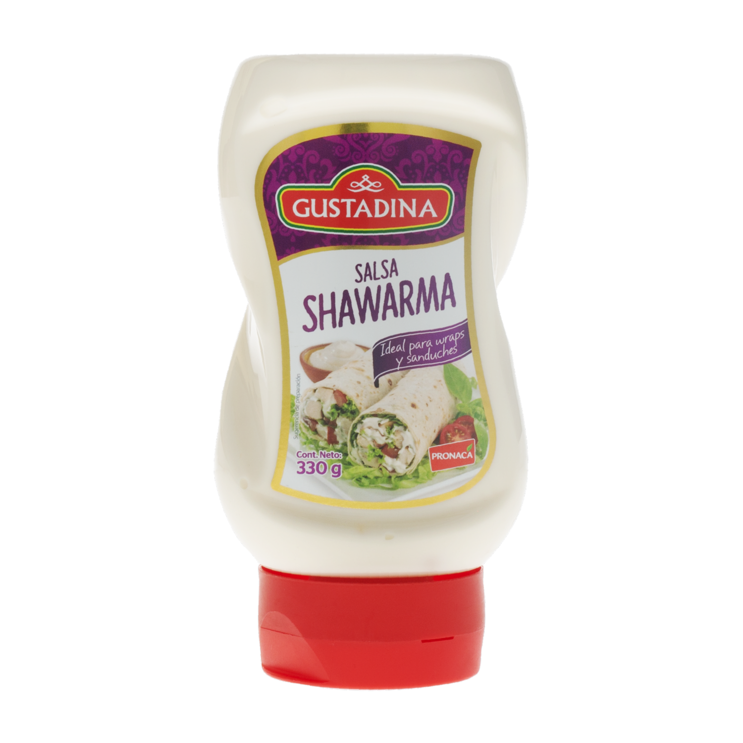 Salsa Shawarma Para Wraps Y Sanduches GUSTADINA 330 G