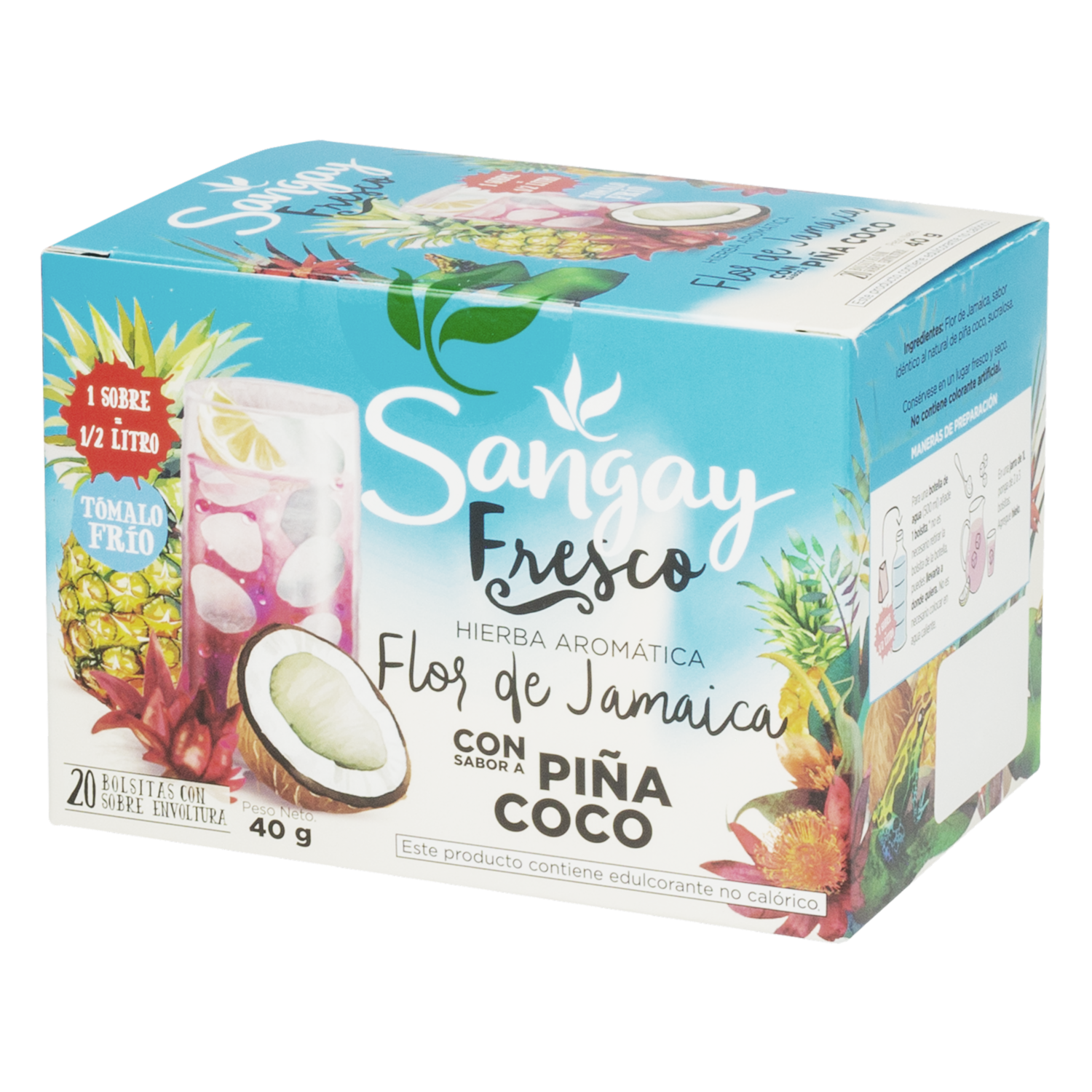 Té Frio Piña Y Coco SANGAY 40 G