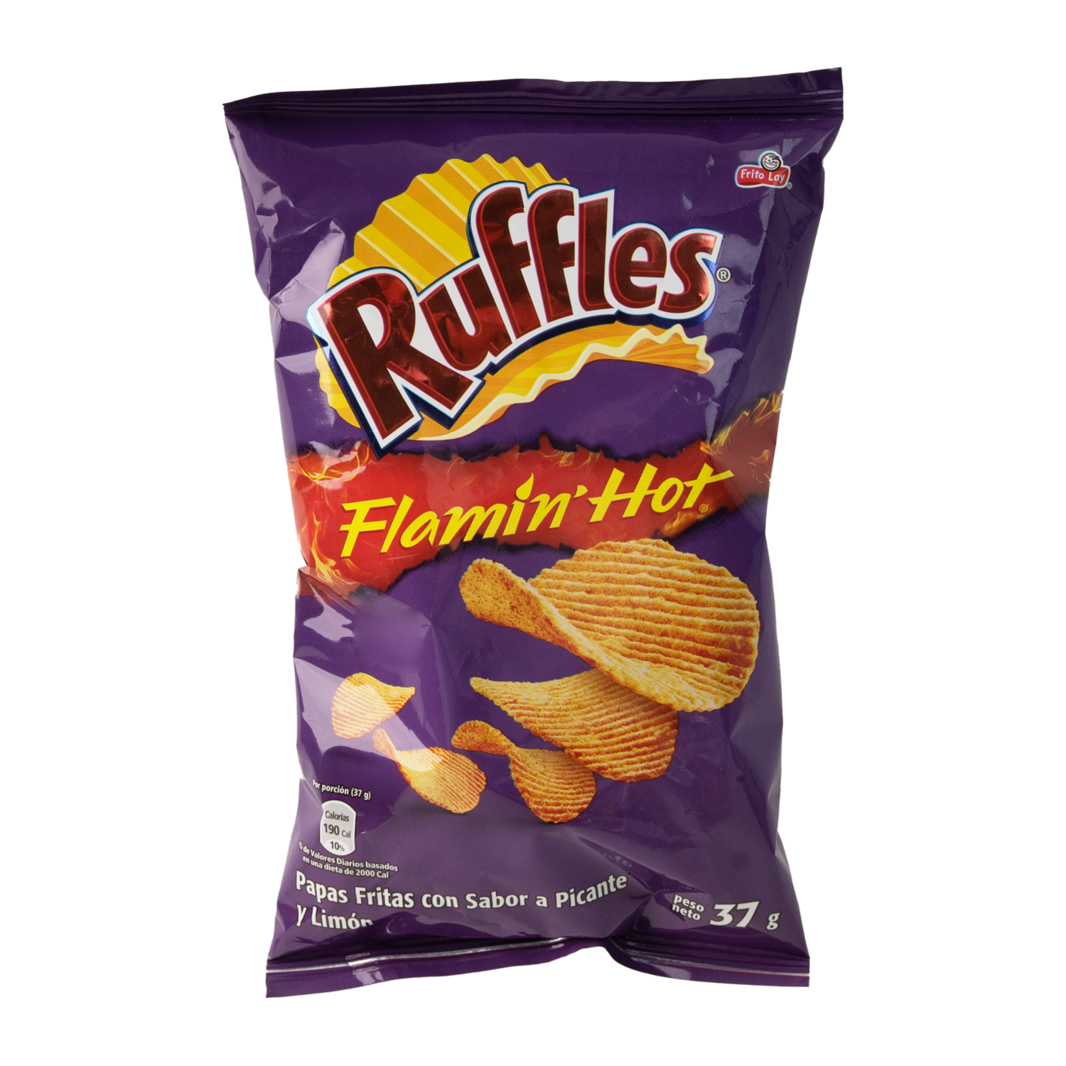 Papas Fritas Flamin Hot RUFFLES 37 G