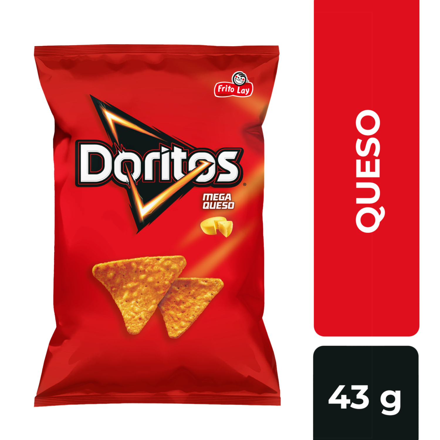 Bocaditos De Maíz Sabor A Mega Queso DORITOS 43 G