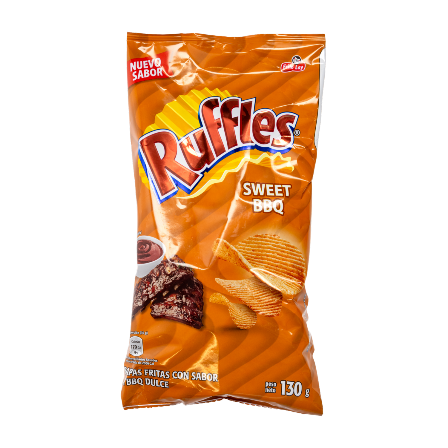 Papas Fritas Sweet BBQ RUFFLES 130 G