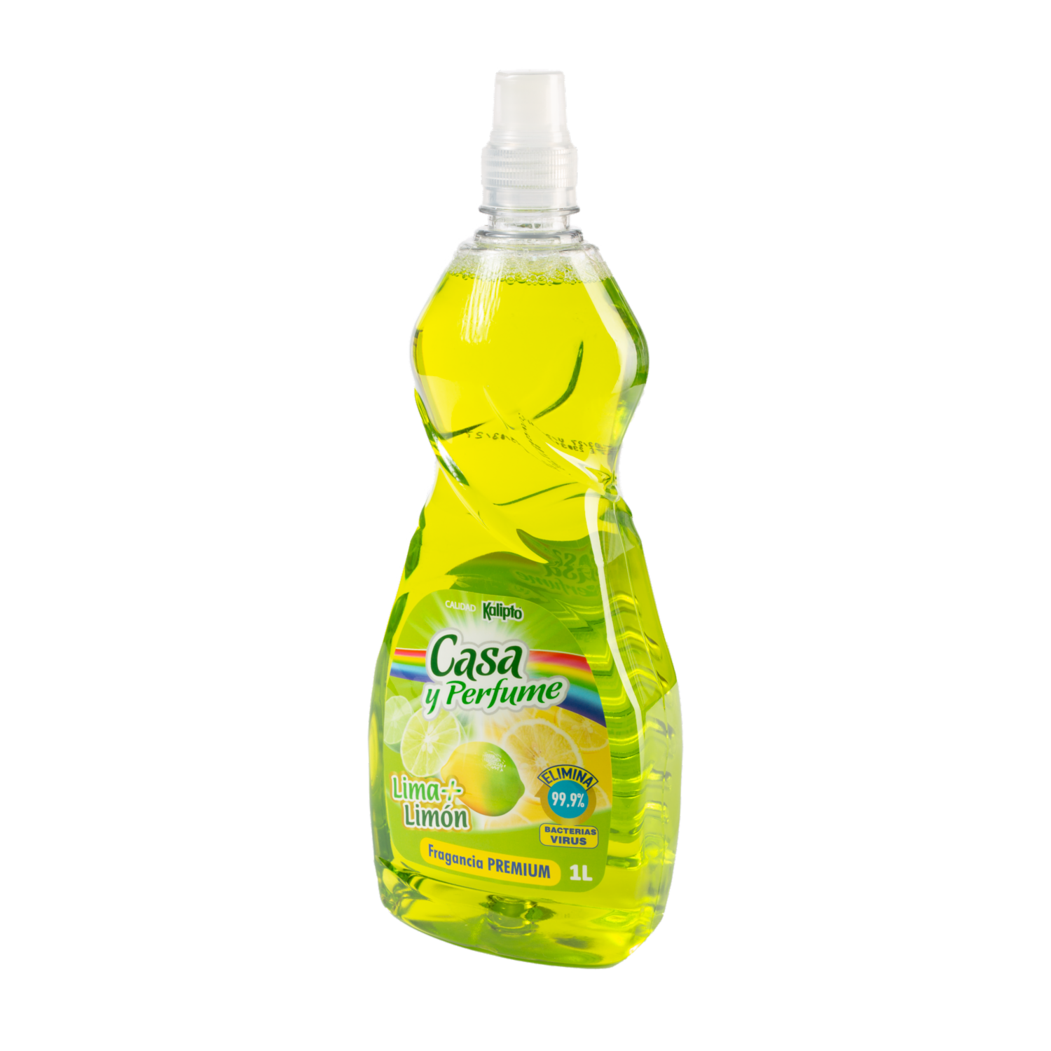 Limpiador Desinfectante Casa Y Perfume Lima Limón KALIPTO Botella