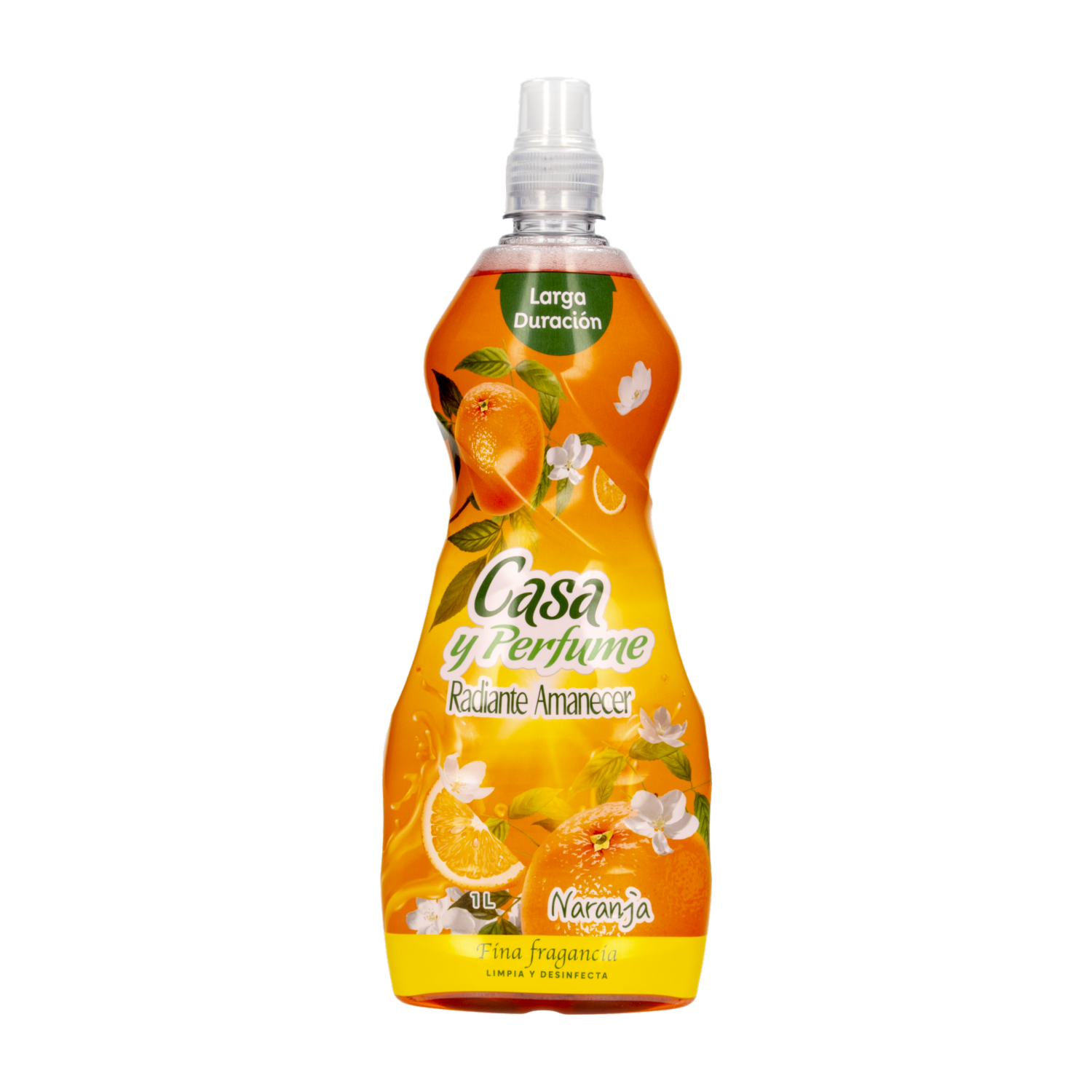 Limpiador Desinfectante Radiante Amanecer Naranja CASA Y PERFUME 1 L