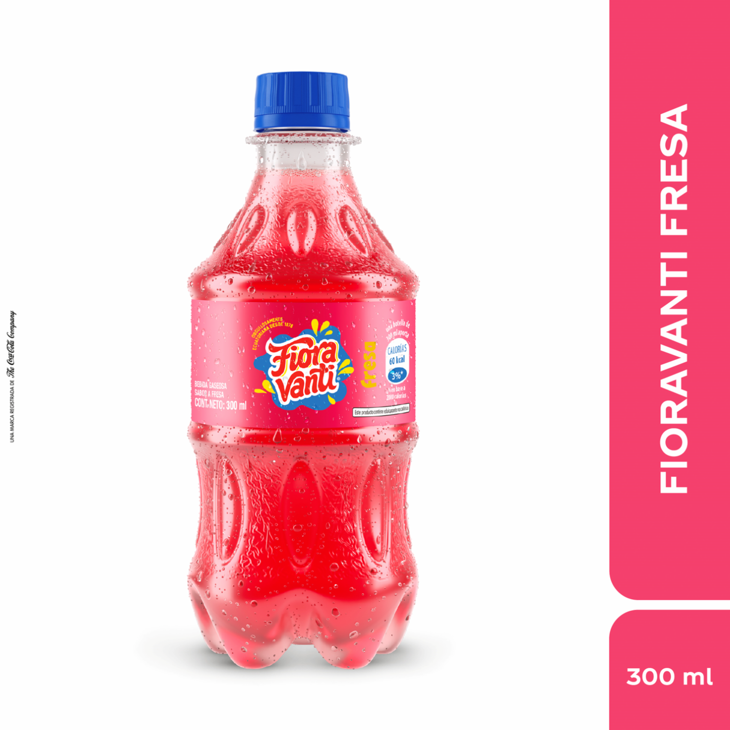 Bebida Gaseosa Sabor A Fresa FIORAVANTI 300 Ml