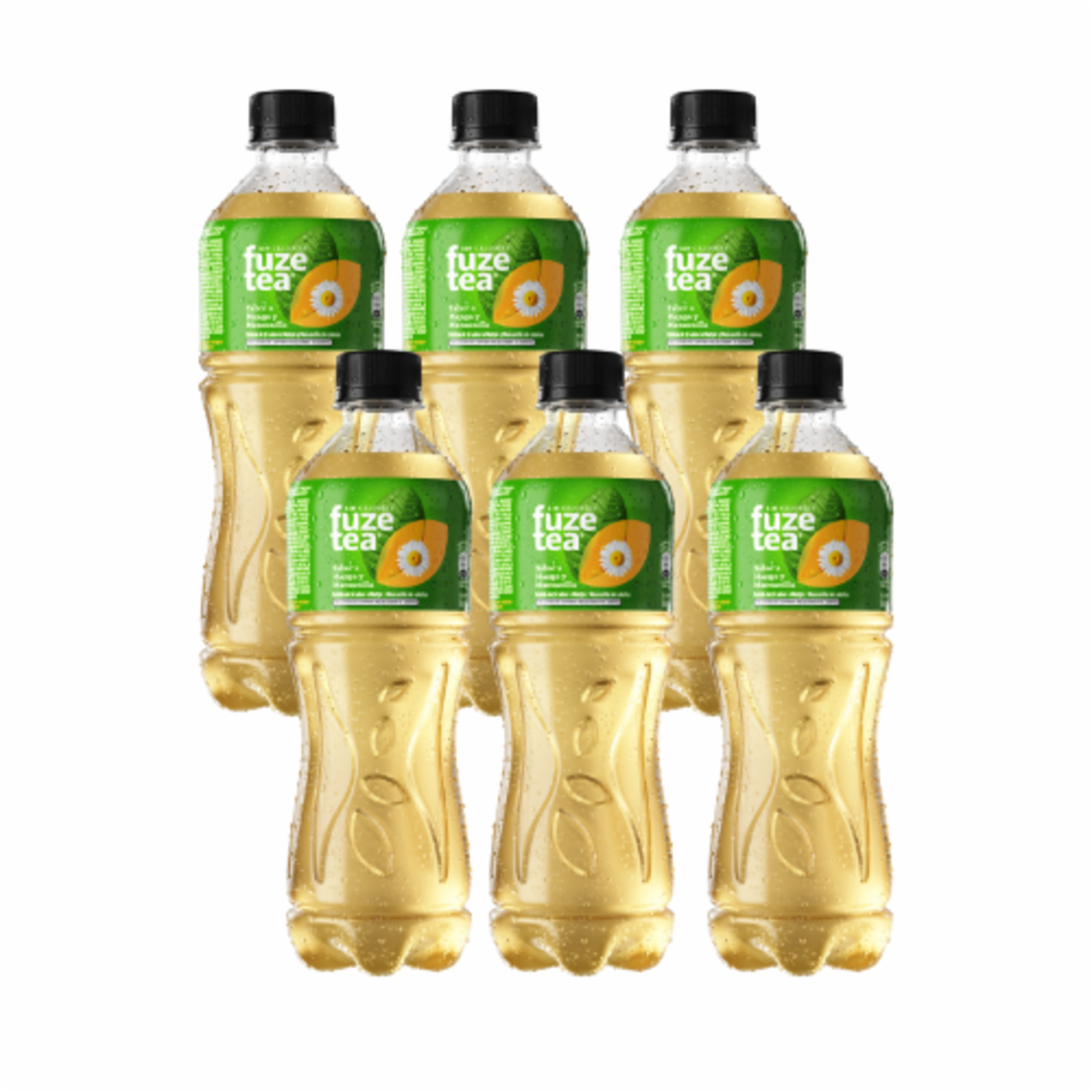 Té Frio Sabor A Mango Manzanilla Six Pack FUZE TEA 6×550 Ml