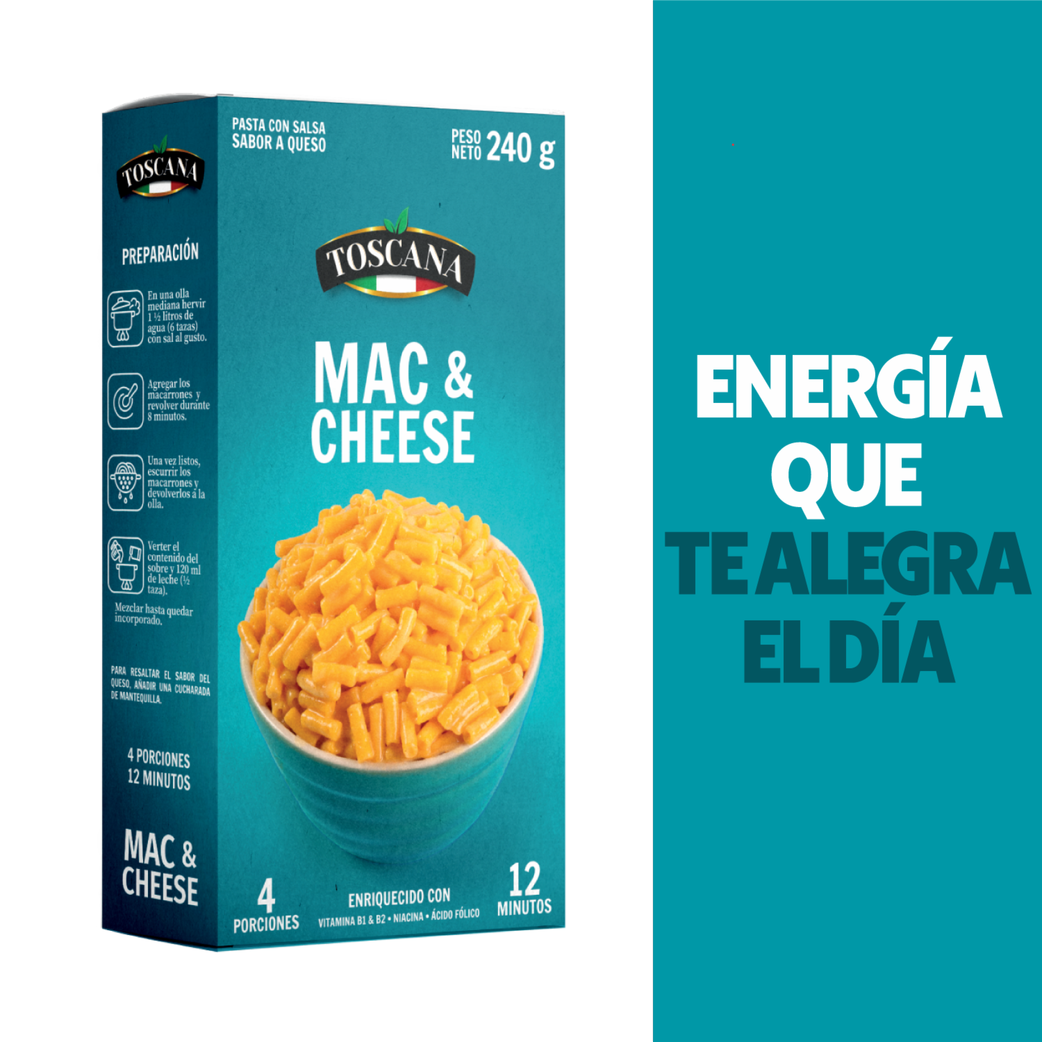 Fideo Macarroni And Cheese TOSCANA 240 G