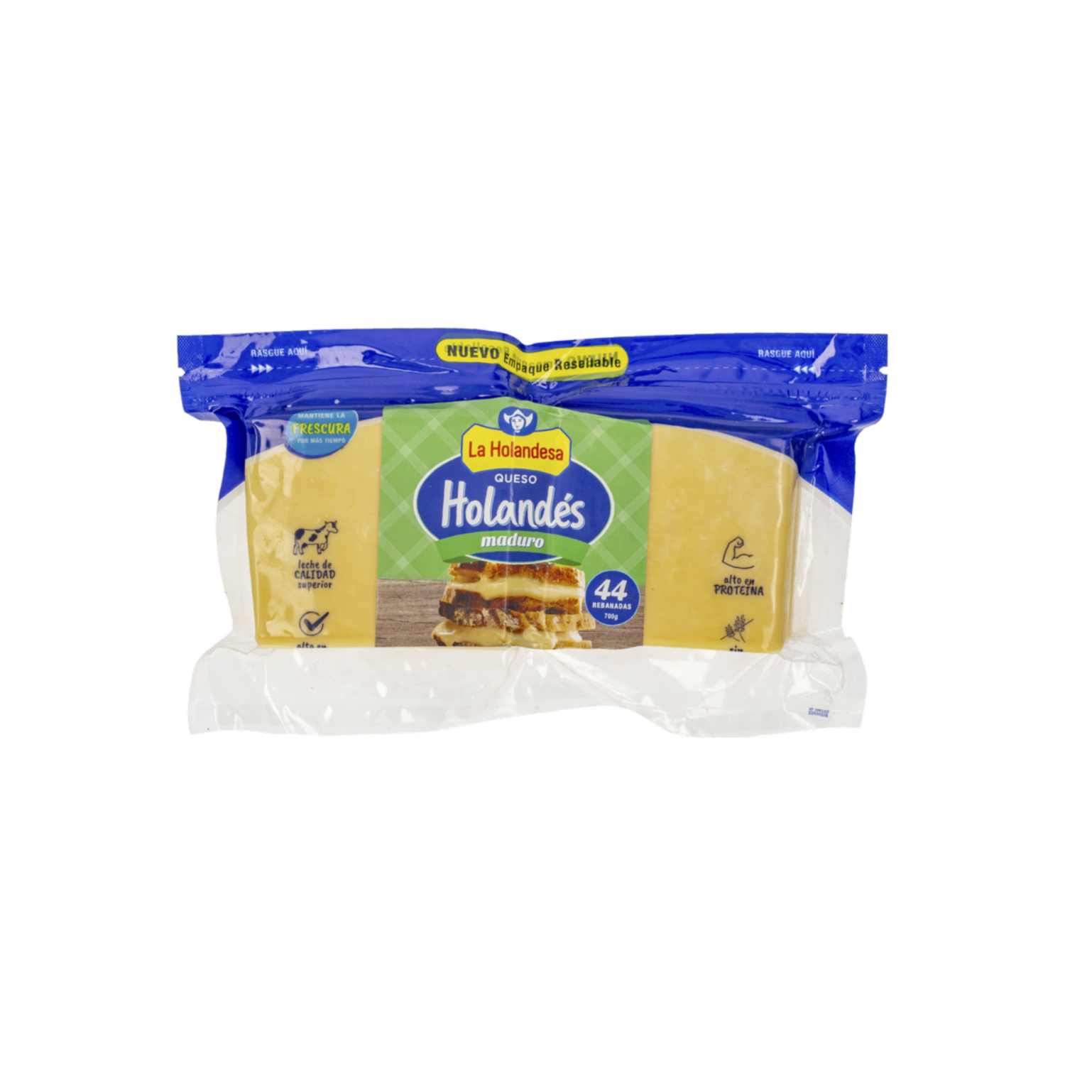 Queso Holandes Rebanado LA HOLANDESA 700 G