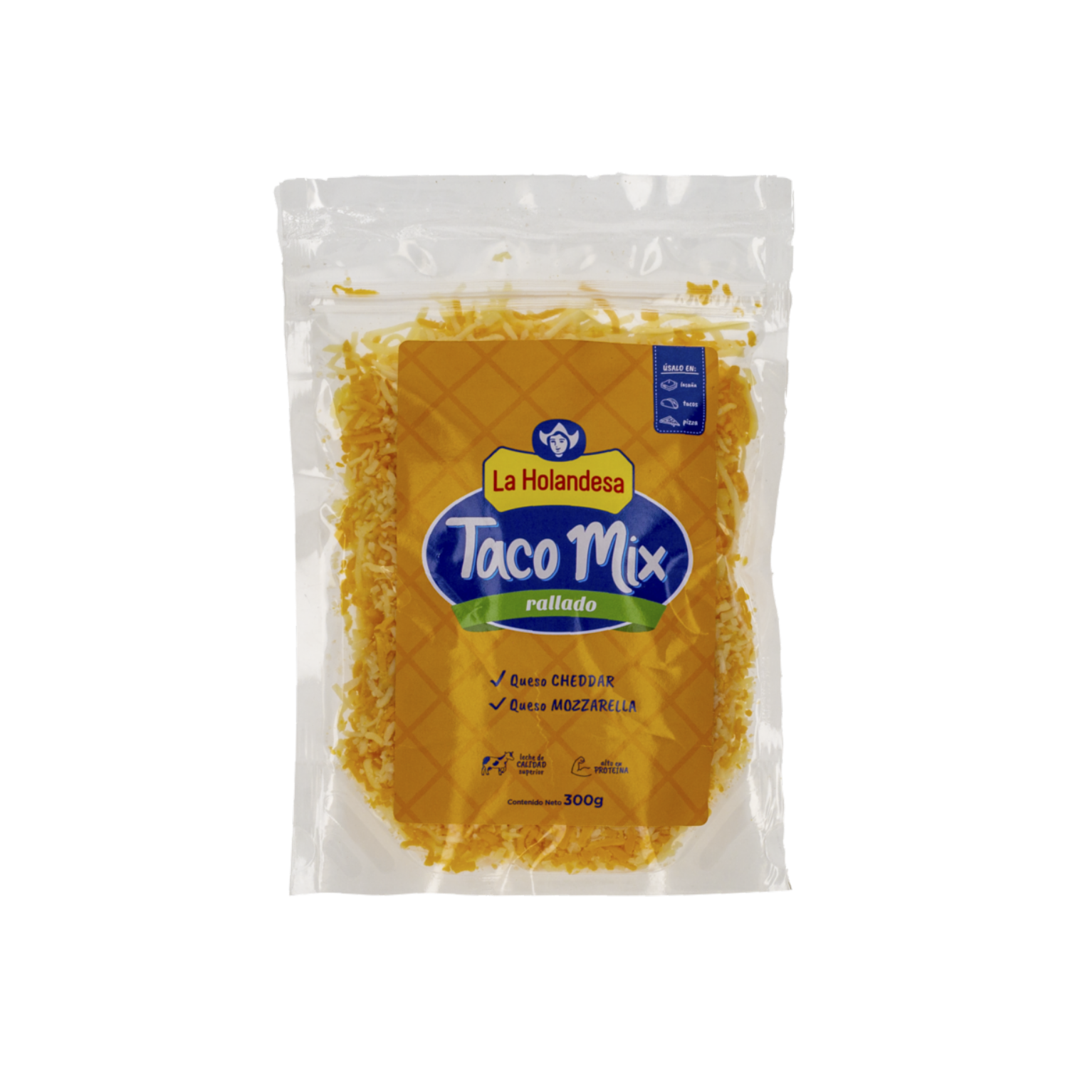Queso Mix Para Tacos LA HOLANDESA 300 G