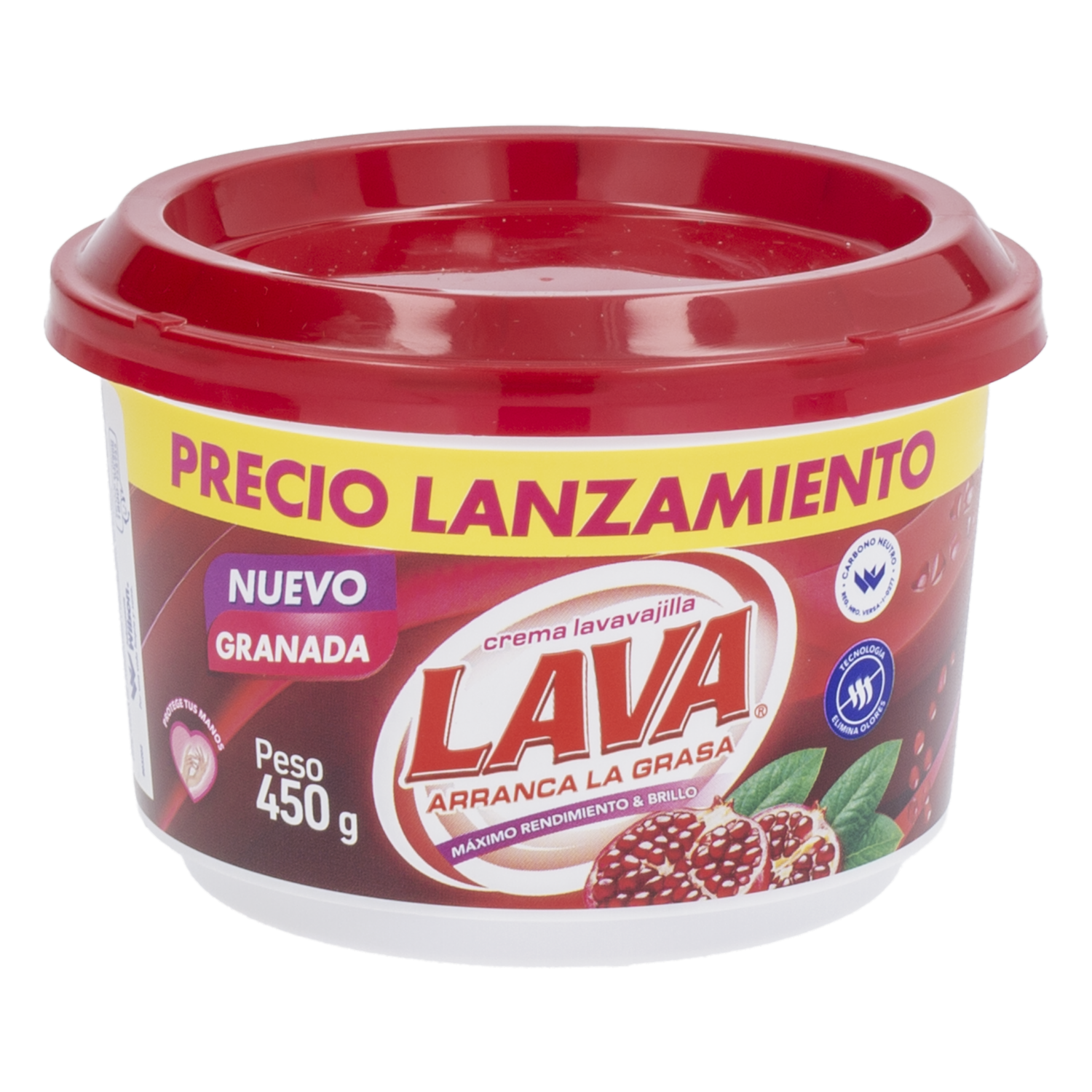 Lavavajilla En Crema Fragancia Granada LAVA 450 G