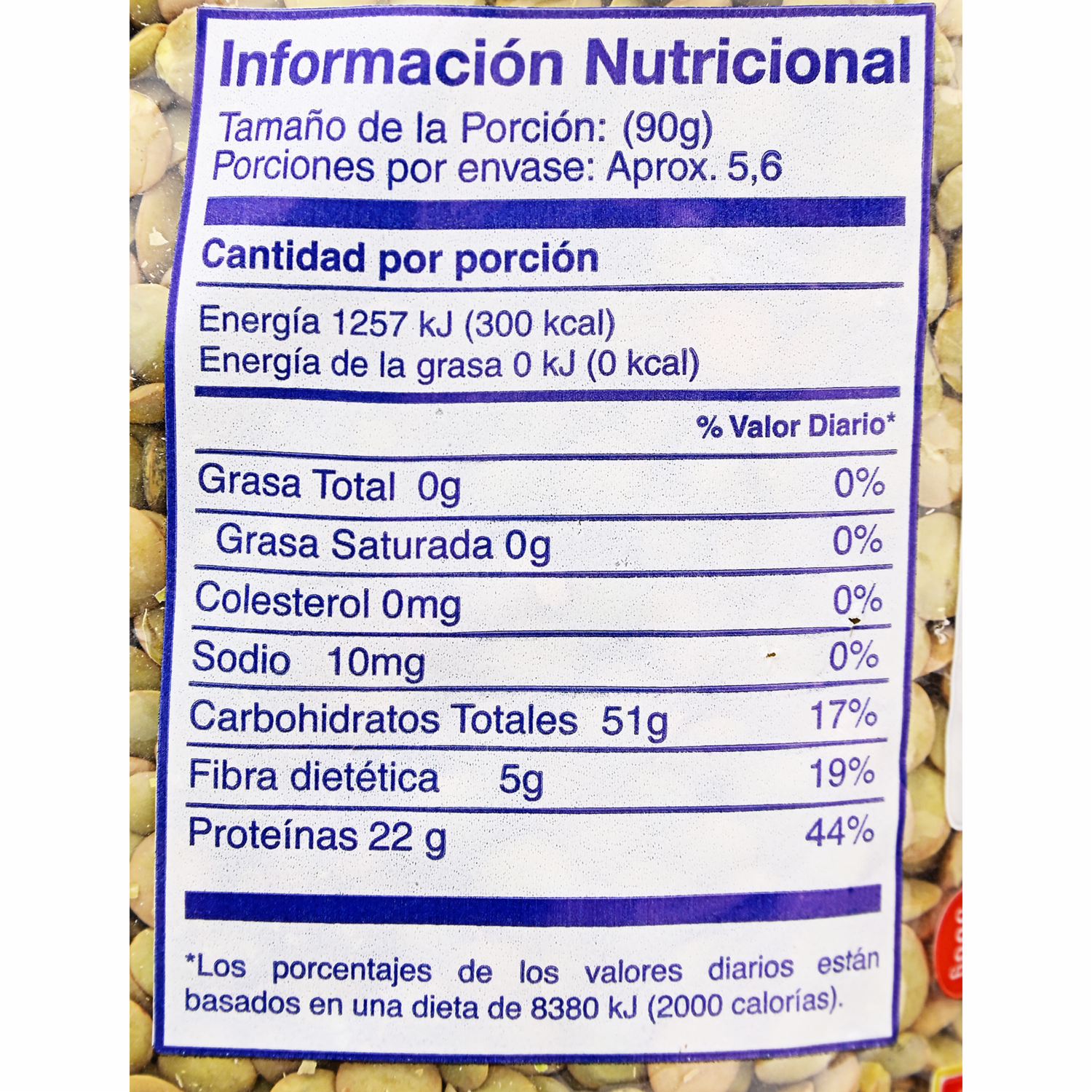 Lenteja Natural SUPERMAXI Funda