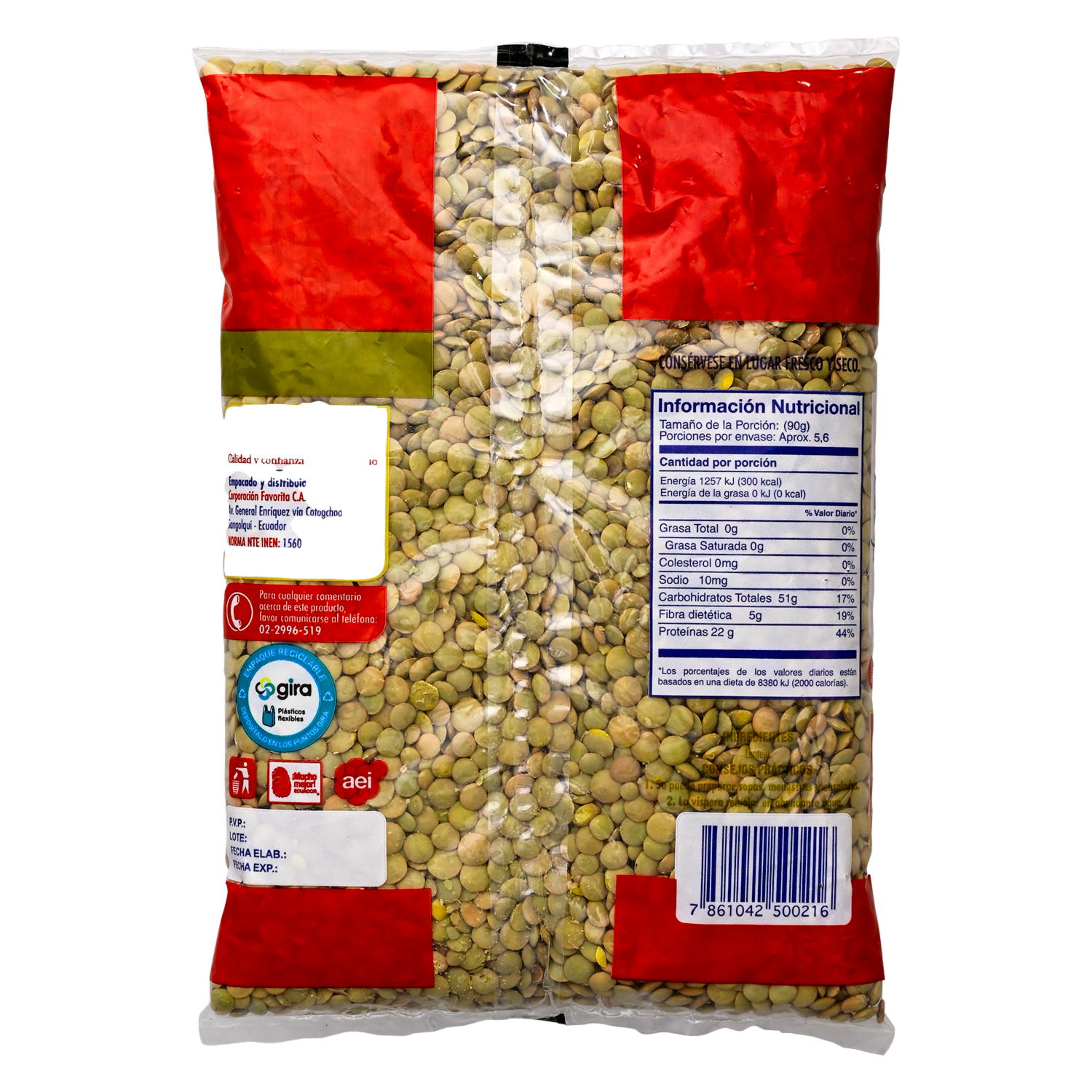 Lenteja Natural SUPERMAXI Funda