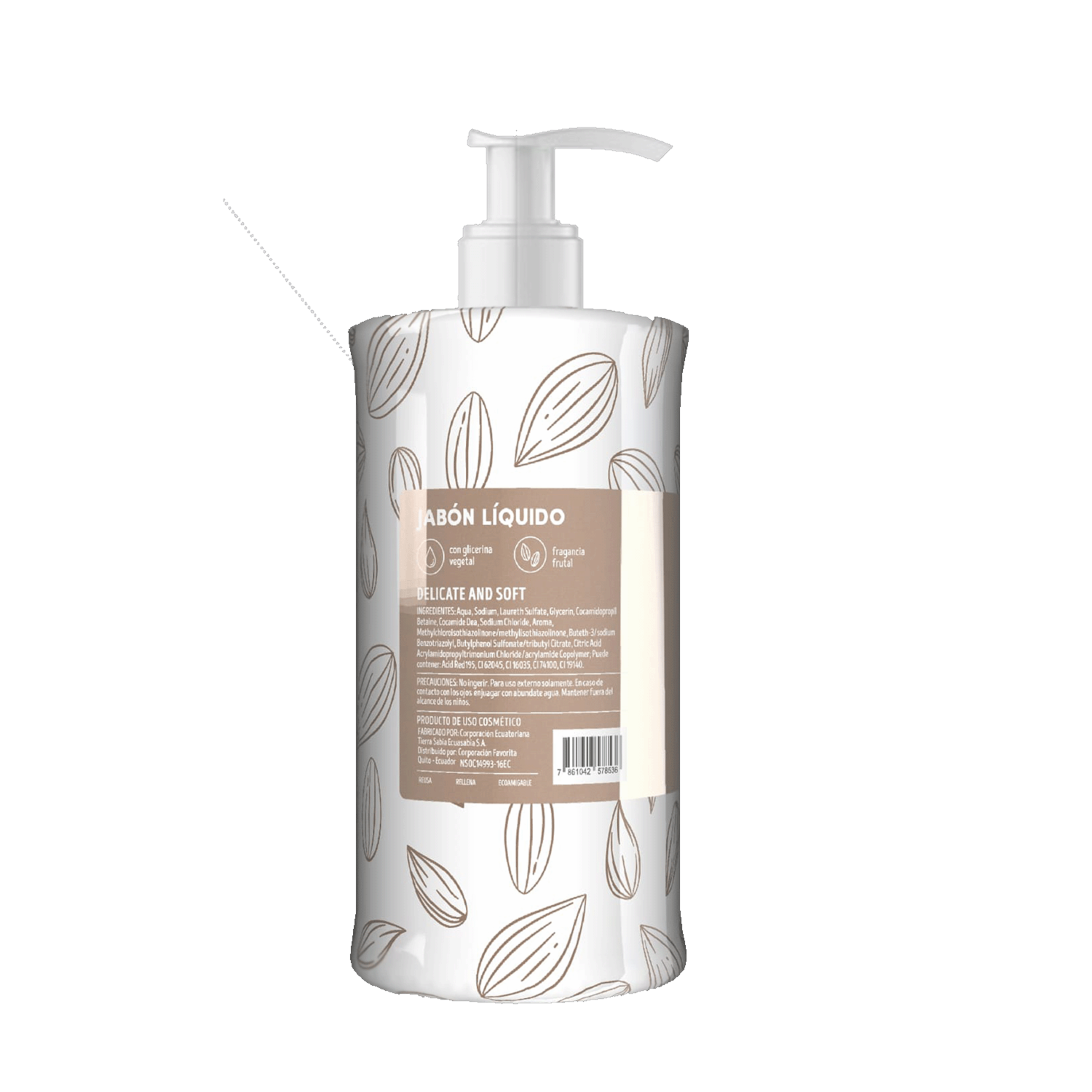 Jabón Líquido Almond Joy SIMPLI 400 Ml