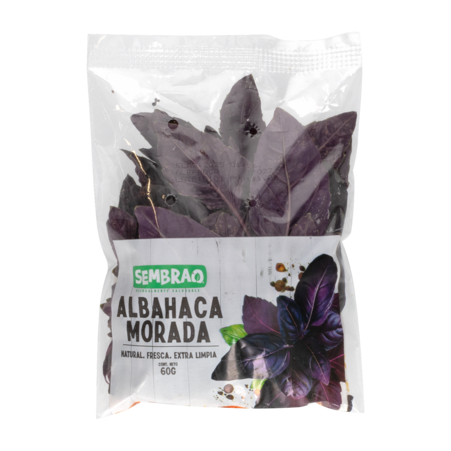 Albahaca Morada Funda SEMBRAO 60 G