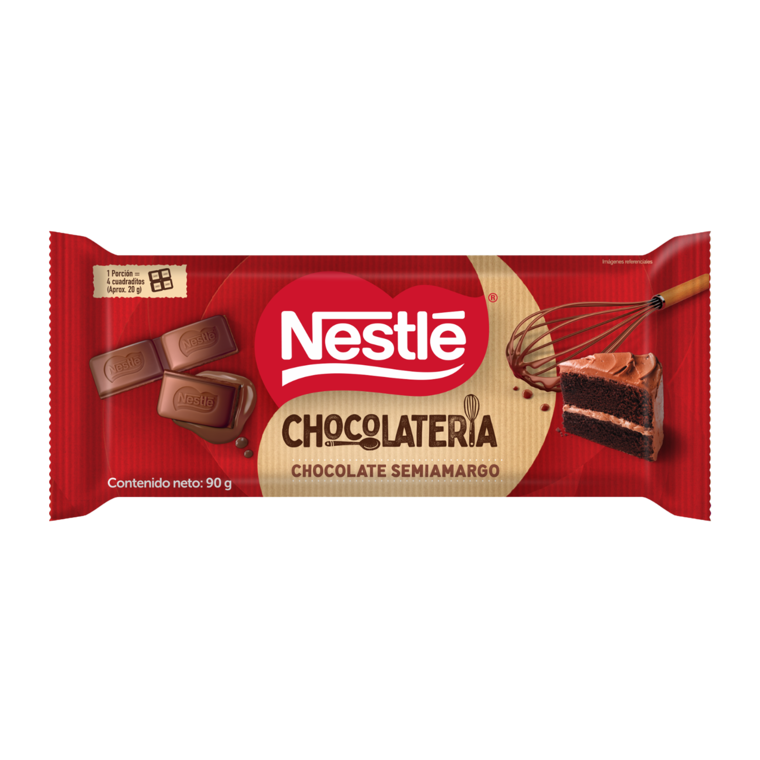 Chocolate Semiamargo Familiar NESTLÉ 90 G