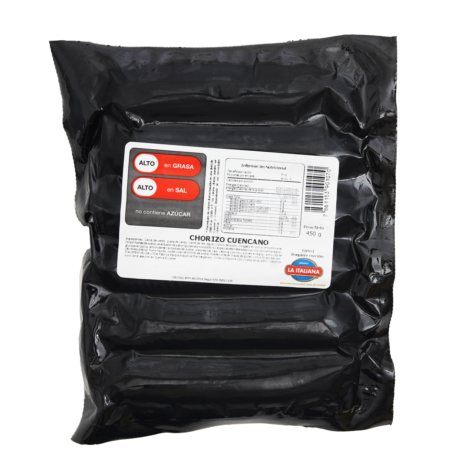 Chorizo Cuencano LA ITALIANA 450 G
