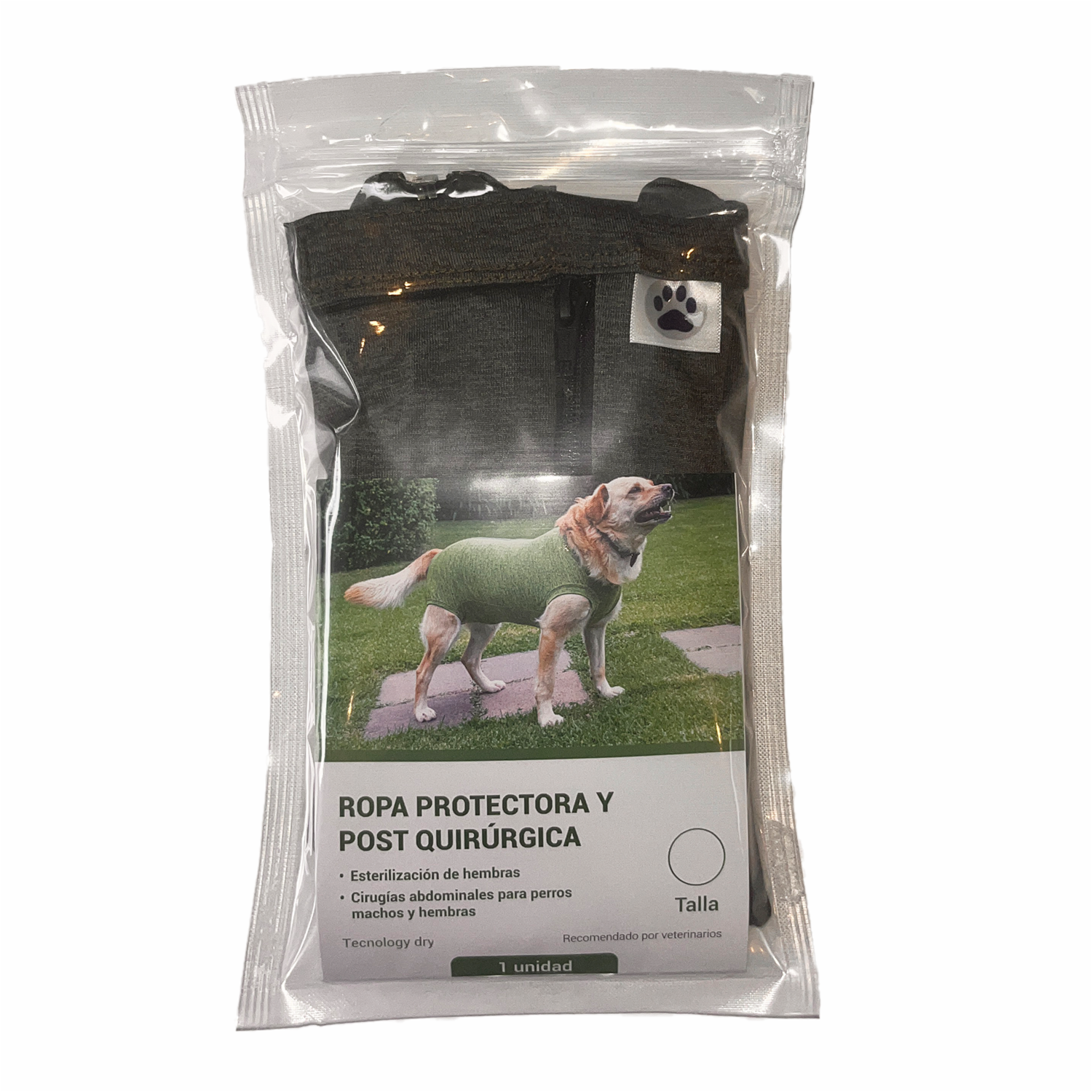 Ropa Para Perro Post Quirúrgica Y Esterilización HUELLAS Talla 9  16.0 – 21.0 Kilos