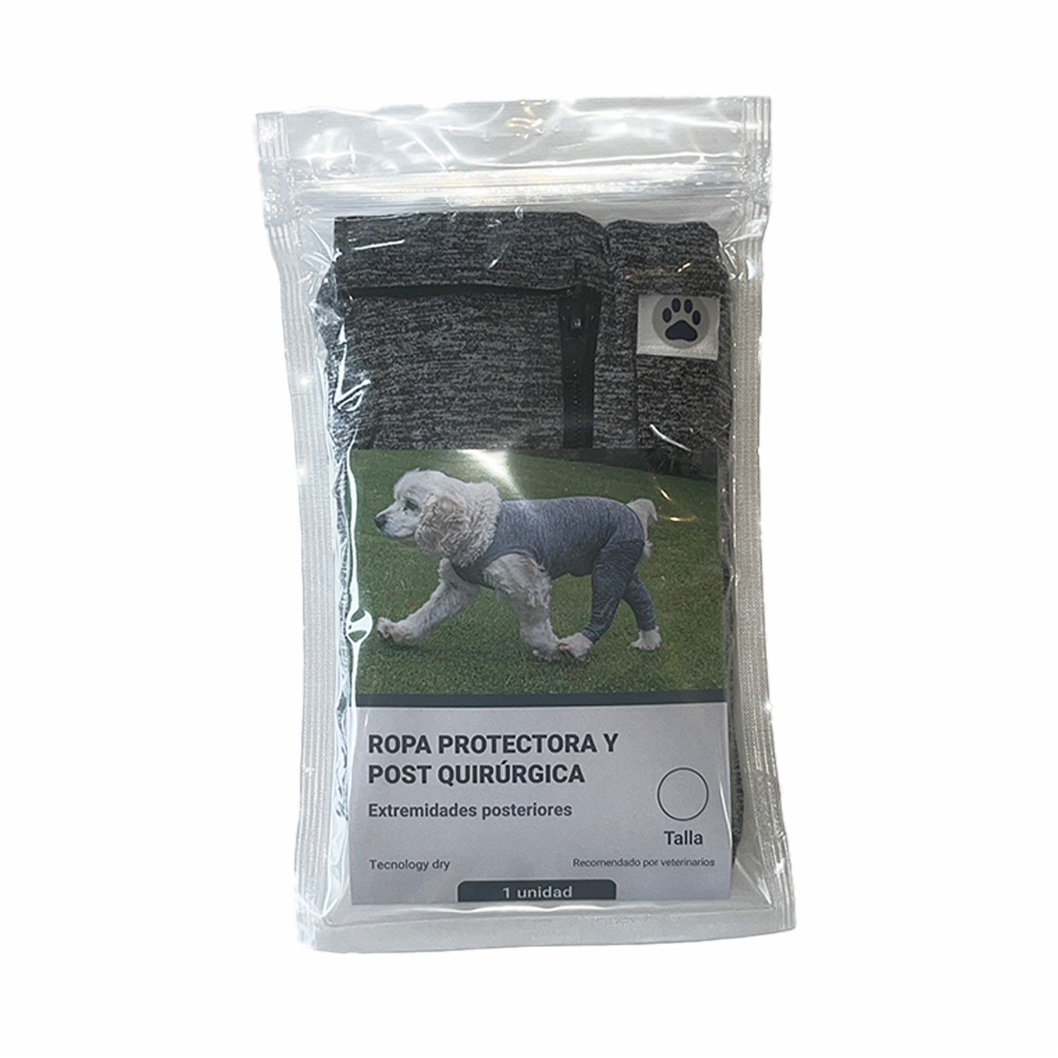 Ropa Para Perro Post Quirúrgica Extremidades Posteriores HUELLAS Talla 8  13.00  – 16.0 Kilos