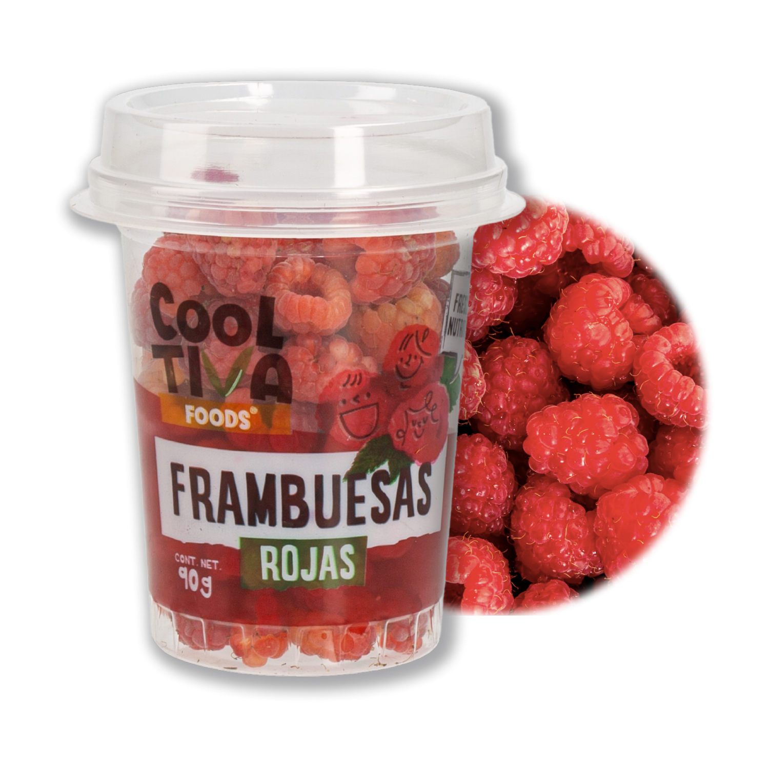 Frambuesa Rojas COOLTIVA 90 G