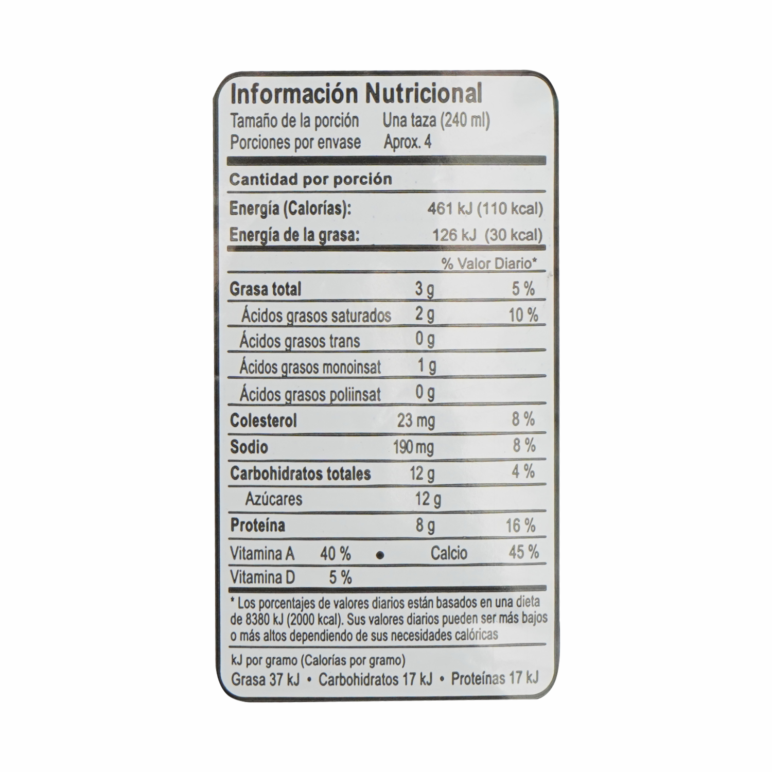 Leche Deslactosada En Funda LA ORIGINAL 1000 Ml