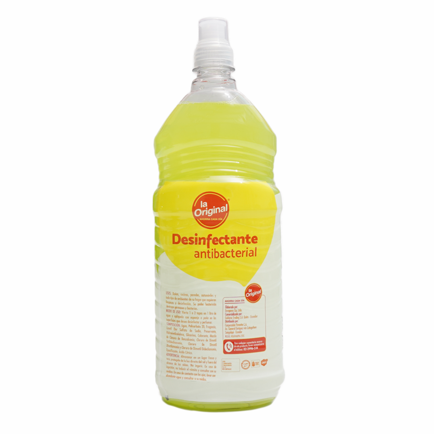 Limpiador Desinfectante Antibacterial Aroma A Citronella Y Eucalipto LA ORIGINAL 1000 Ml