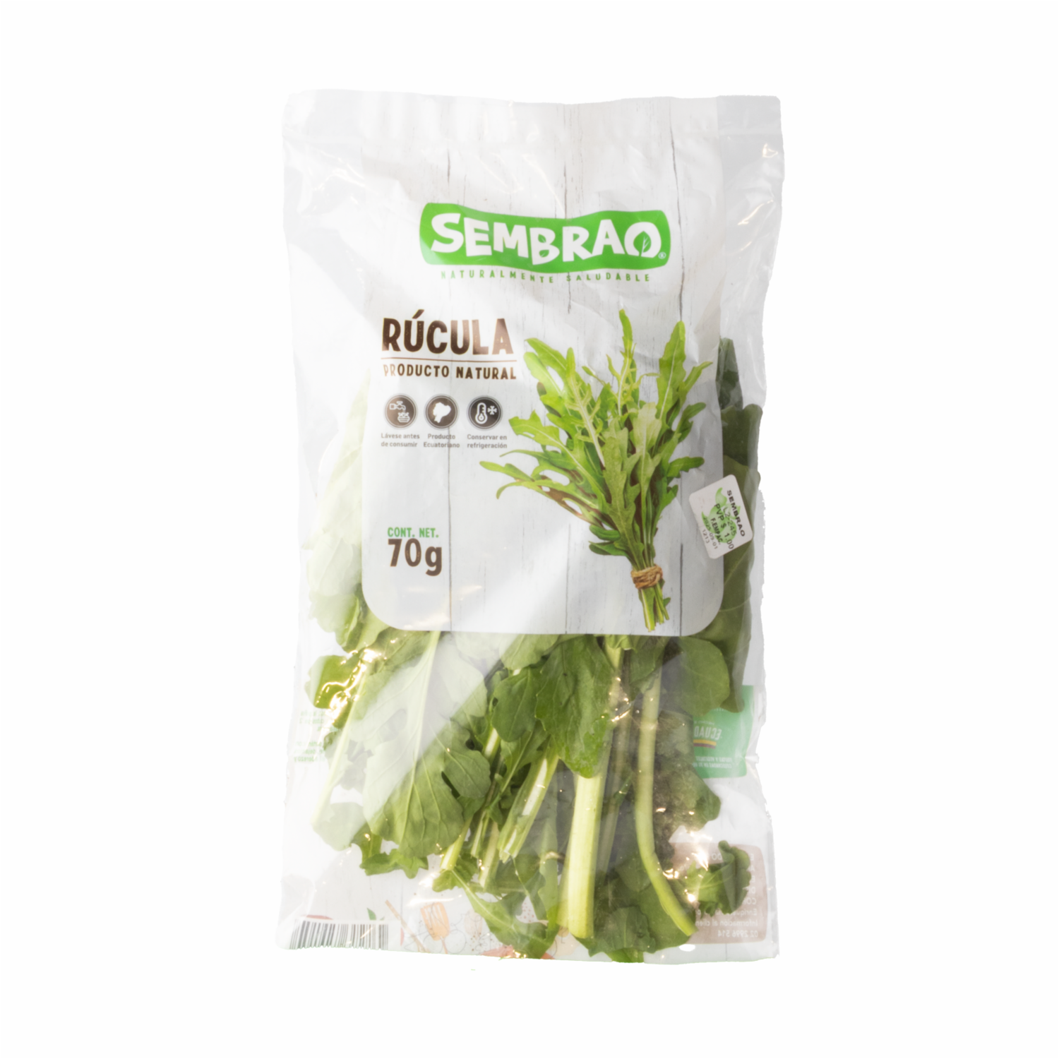 Rúcula Producto Natural SEMBRAO 70 G