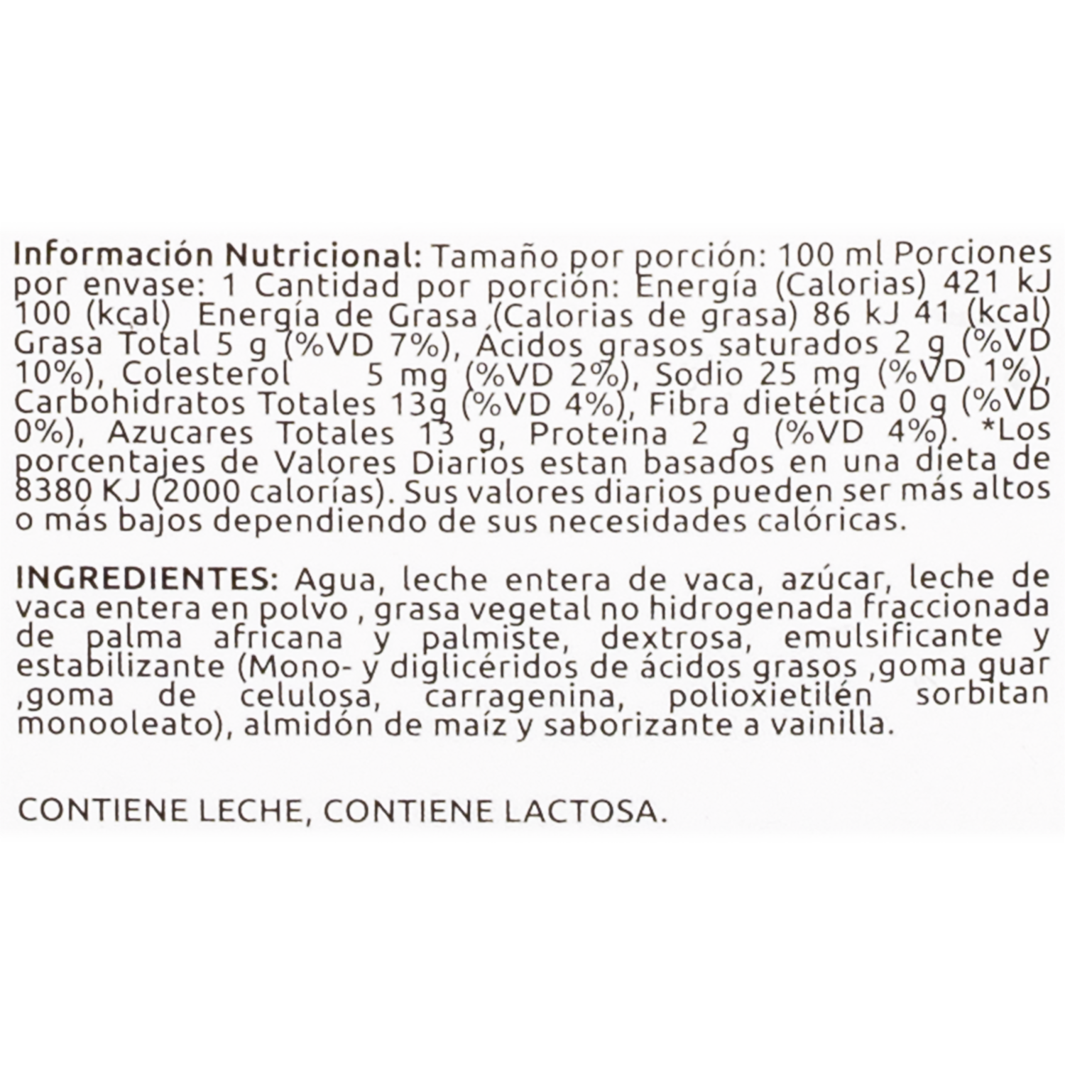 Helado Sweet Vainilla EL ARTESANAL 400 Ml