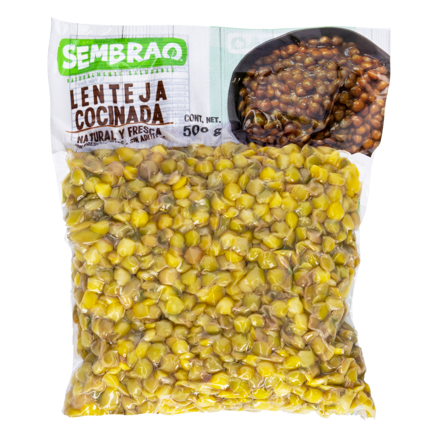 Lenteja Cocinada SEMBRAO 500 G