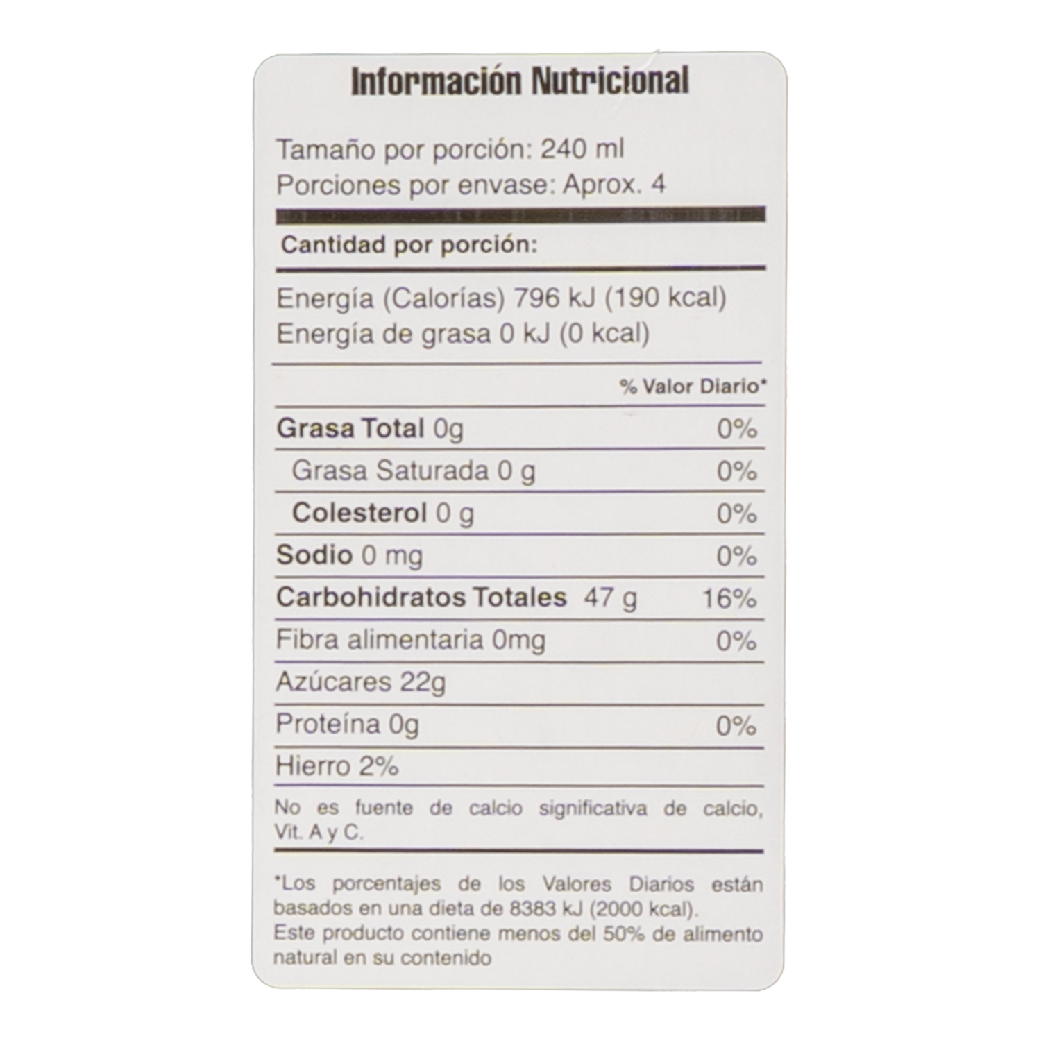 Néctar De Durazno EL ARTESANAL 1000 Ml