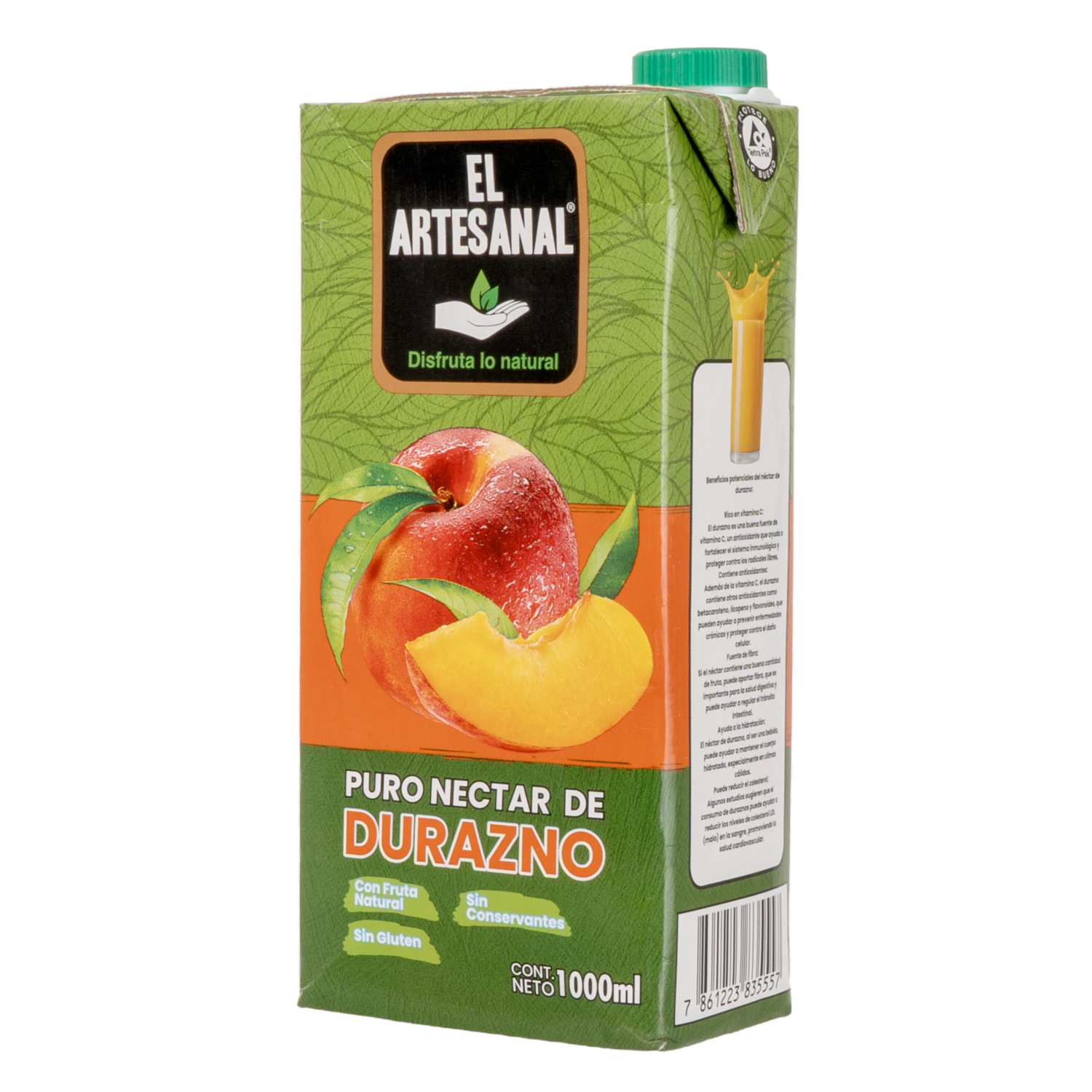 Néctar De Durazno EL ARTESANAL 1000 Ml